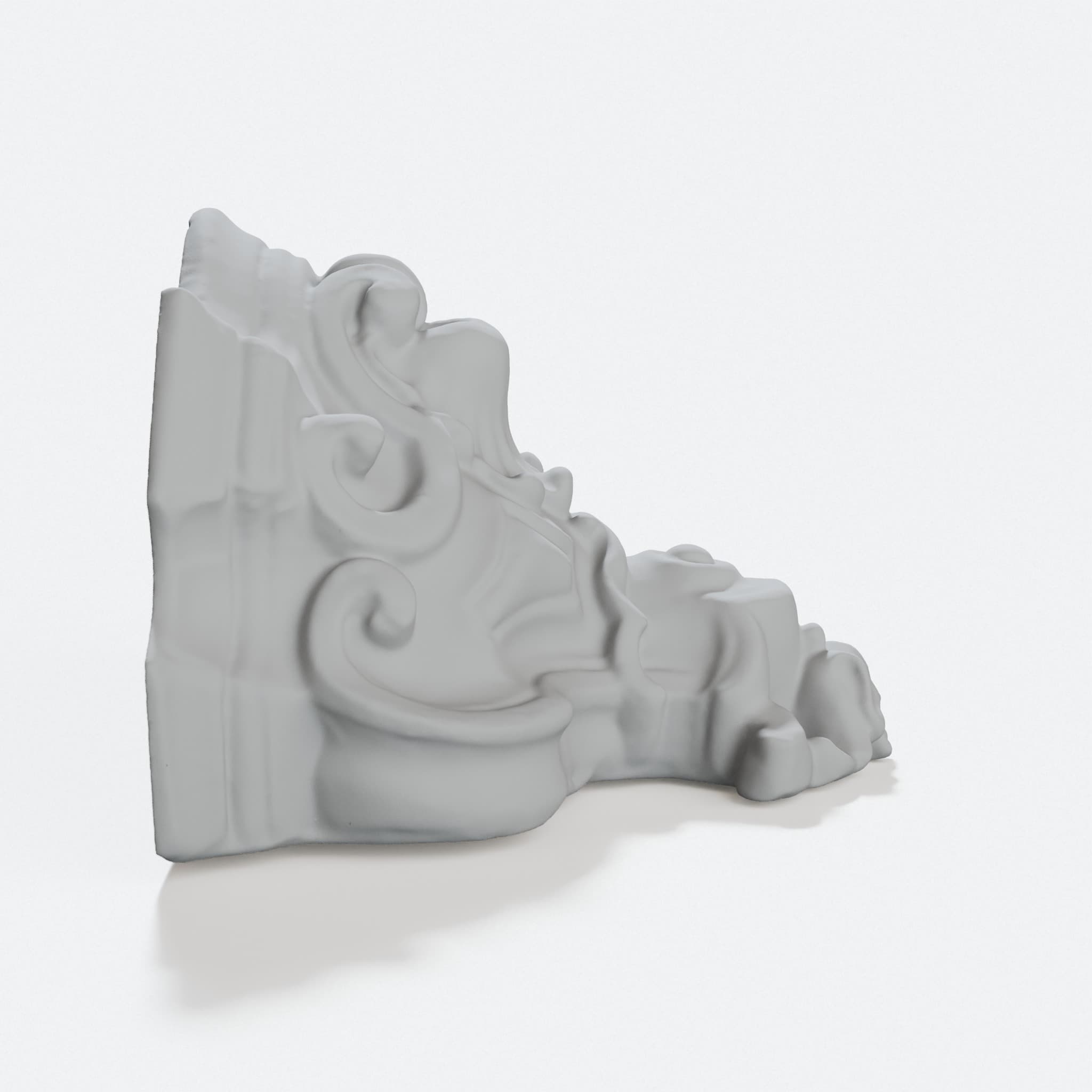 Baroque Shelf, 3D Printed Home Decor, hero tilt