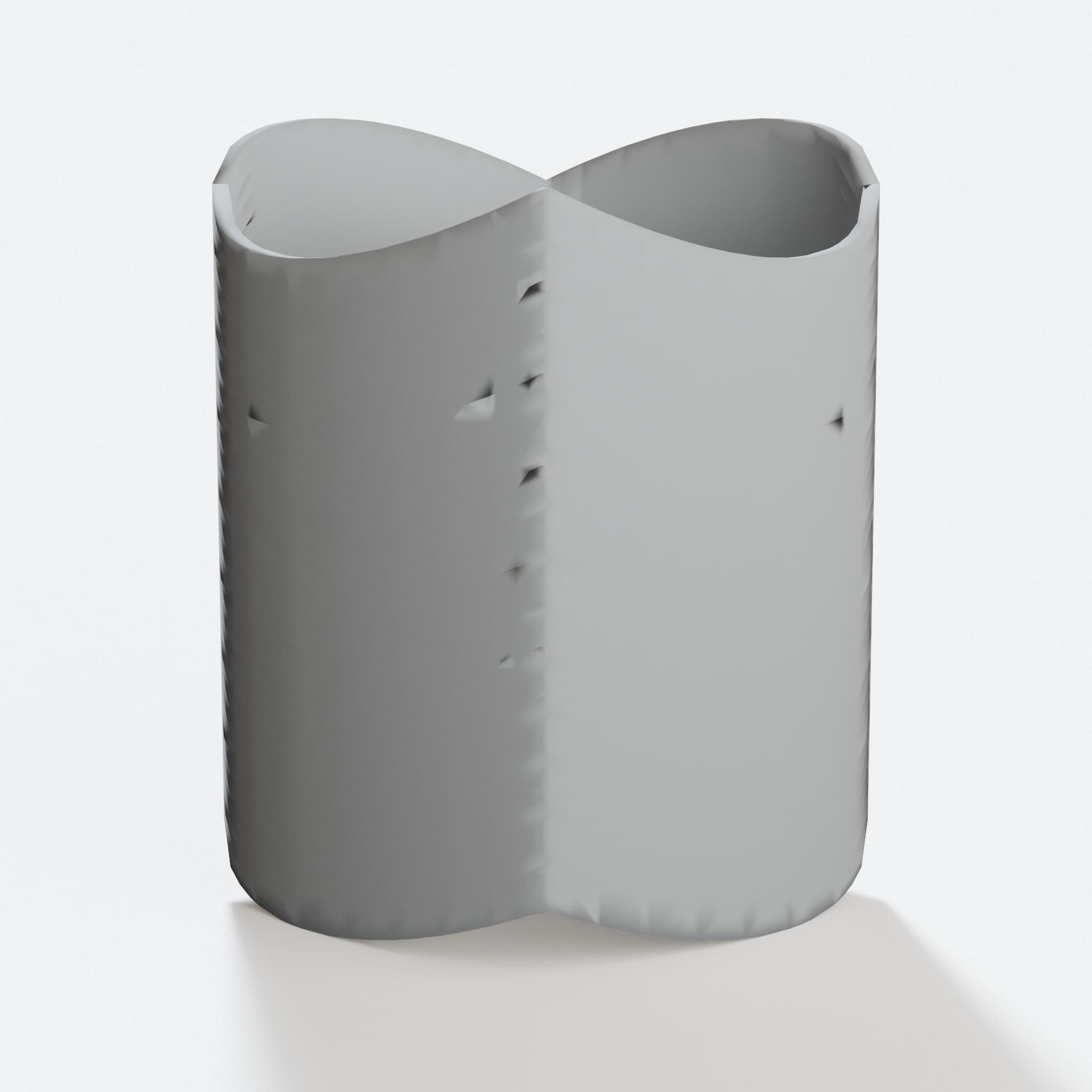 Sugihara's Circle/Square Optical Illusion 3D Print, hero tilt