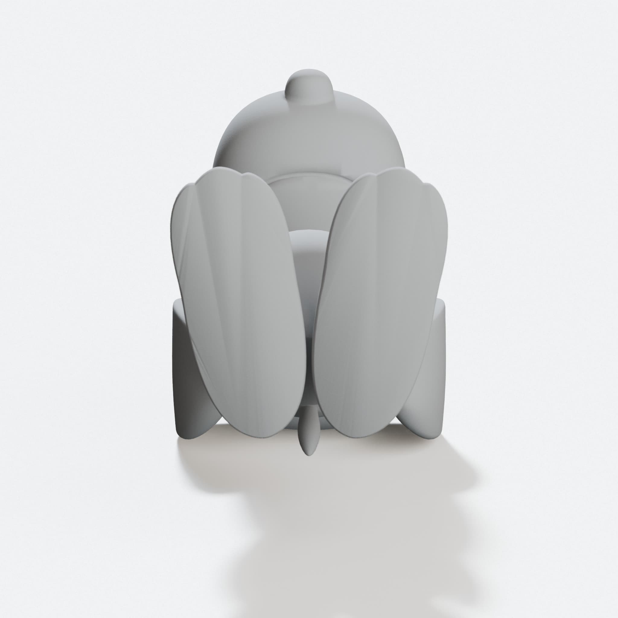 Snoopy 3D Printed Toy Figure, hero tilt