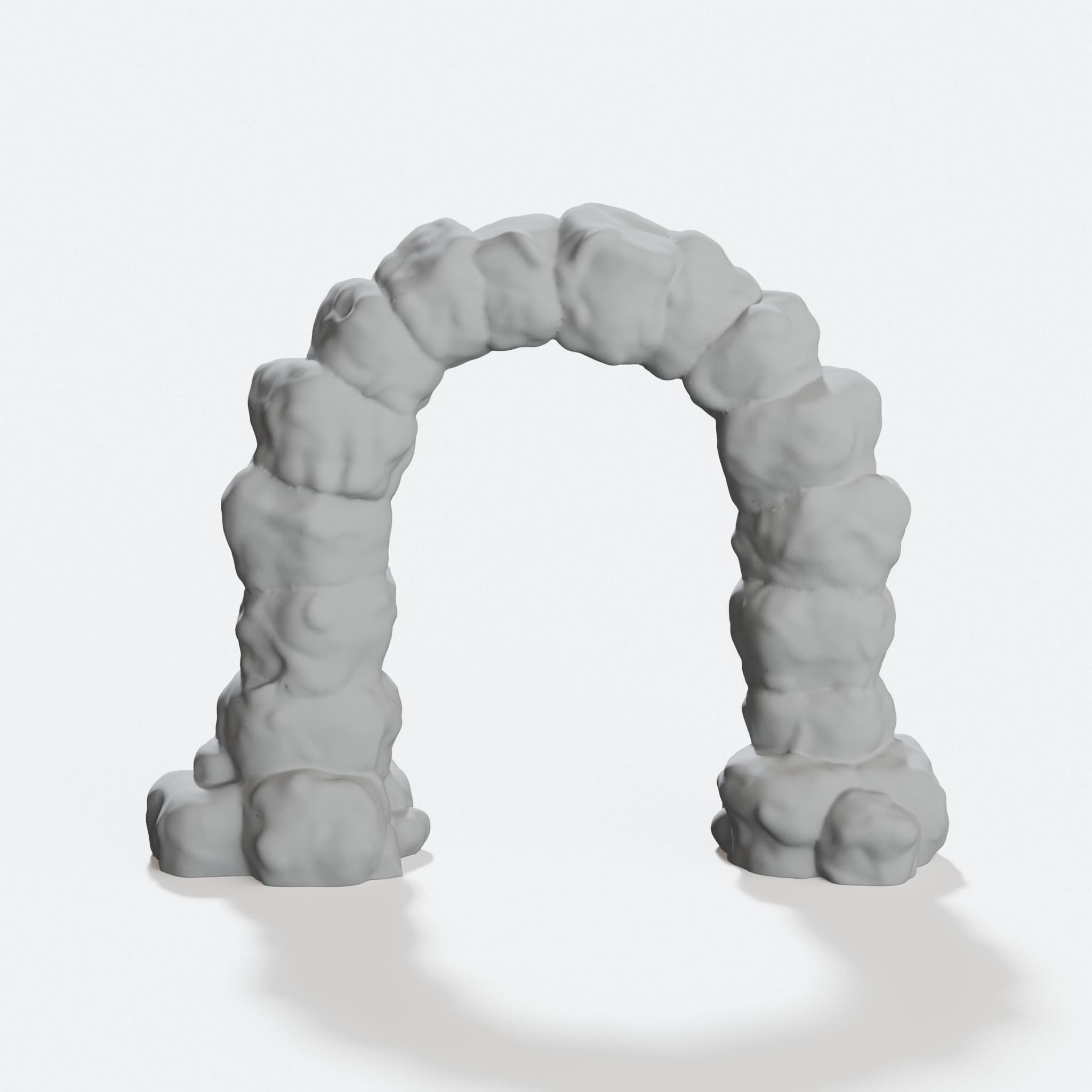 Dungeon Archway 3D Printed Toys for Tabletop RPG Games, hero tilt