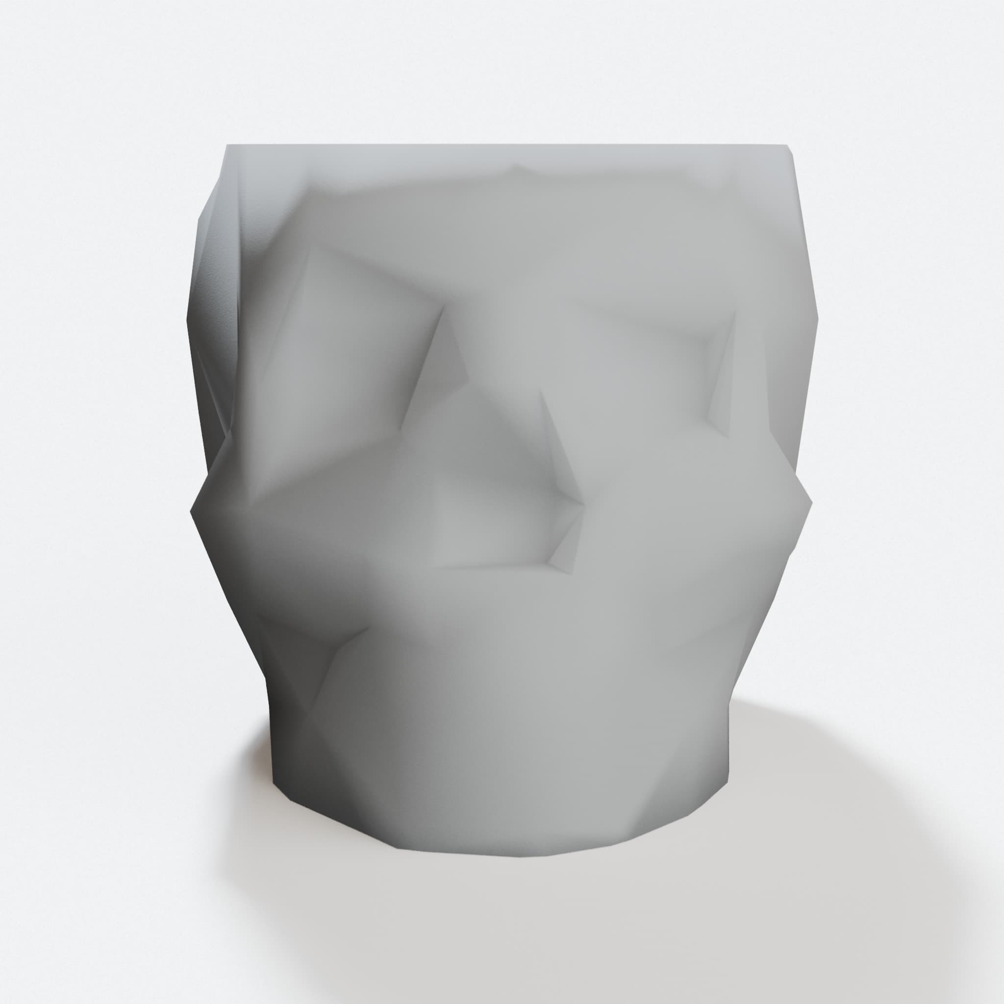 Skull Vase 3D Printed Home Decor, hero tilt