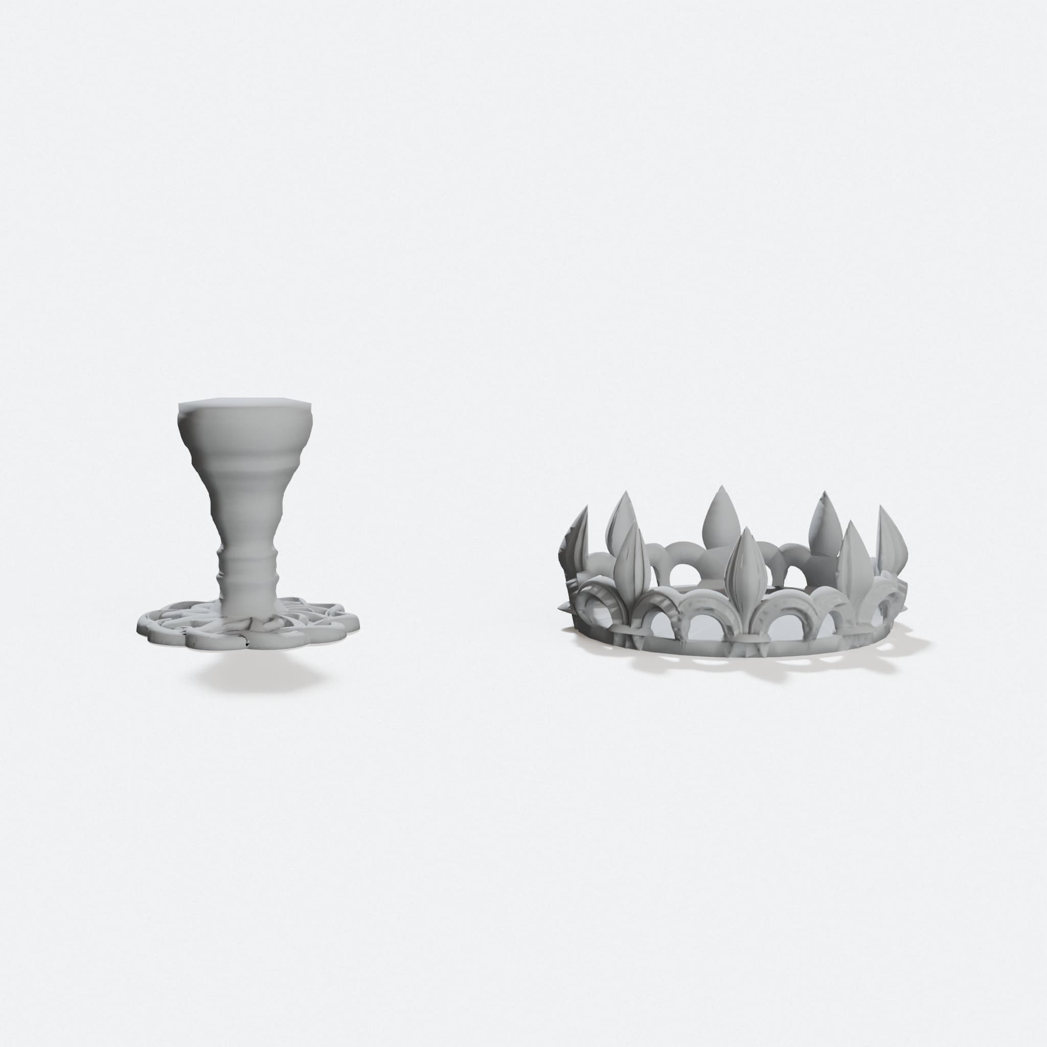 Victorian LED Candle Holder, 3D Printed Home Decor, hero tilt