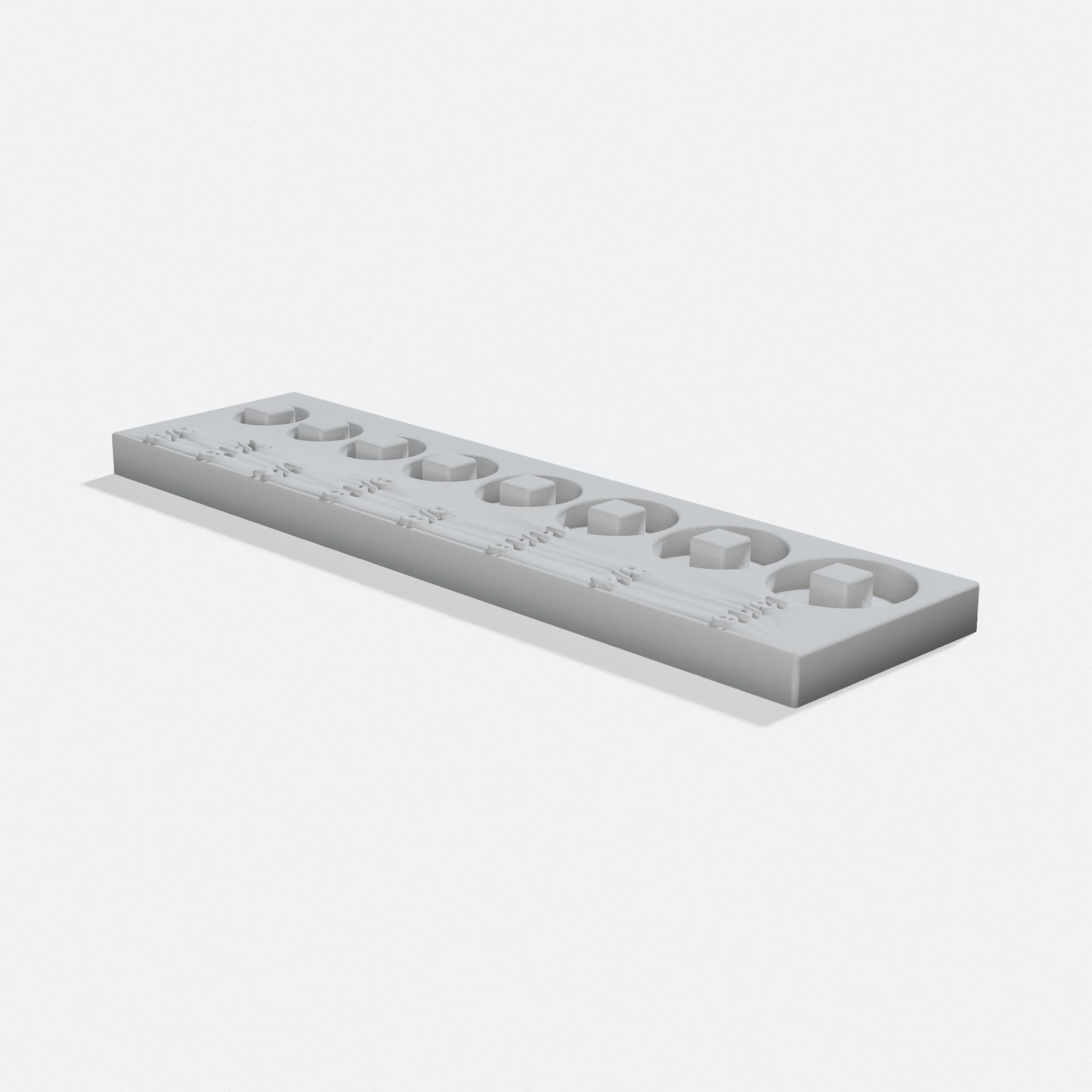 Craftsman Socket Set Organizer, 1/4 to 3/8 Drive Trays, turn three quarter
