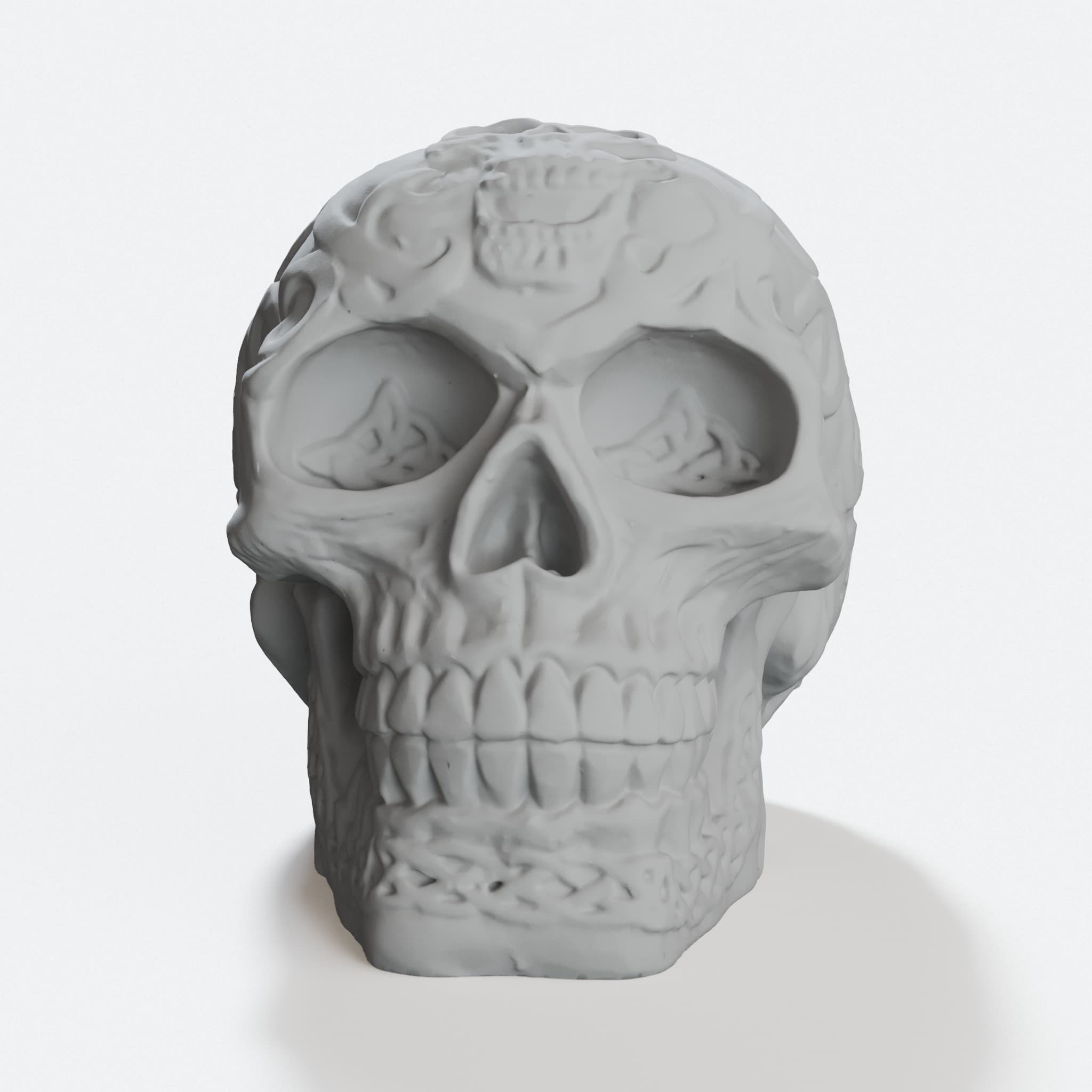 Kapala Carved Skull Ornament, hero tilt