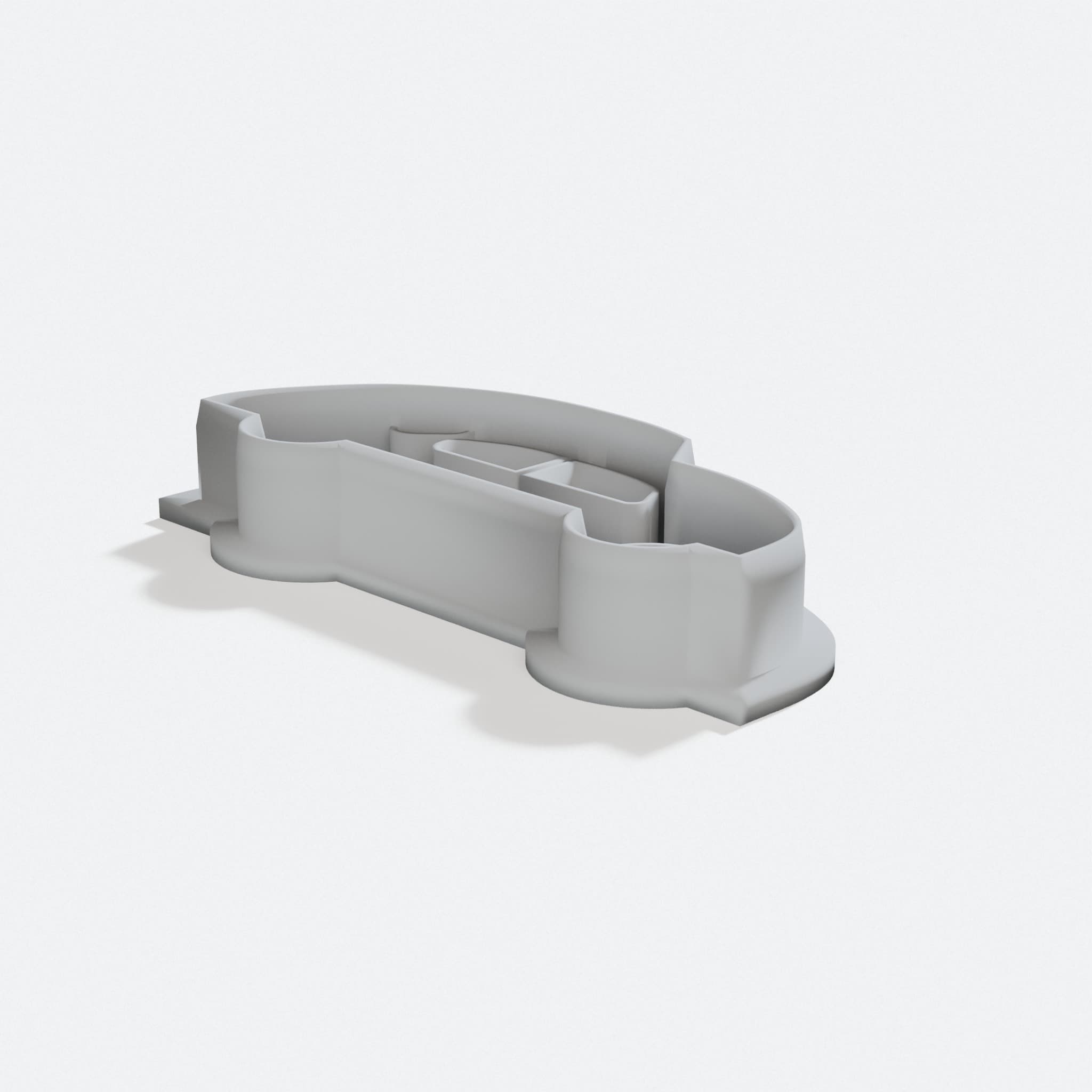 Beetle Cookie Cutter 3D Printed Kitchen Accessory, turn three quarter