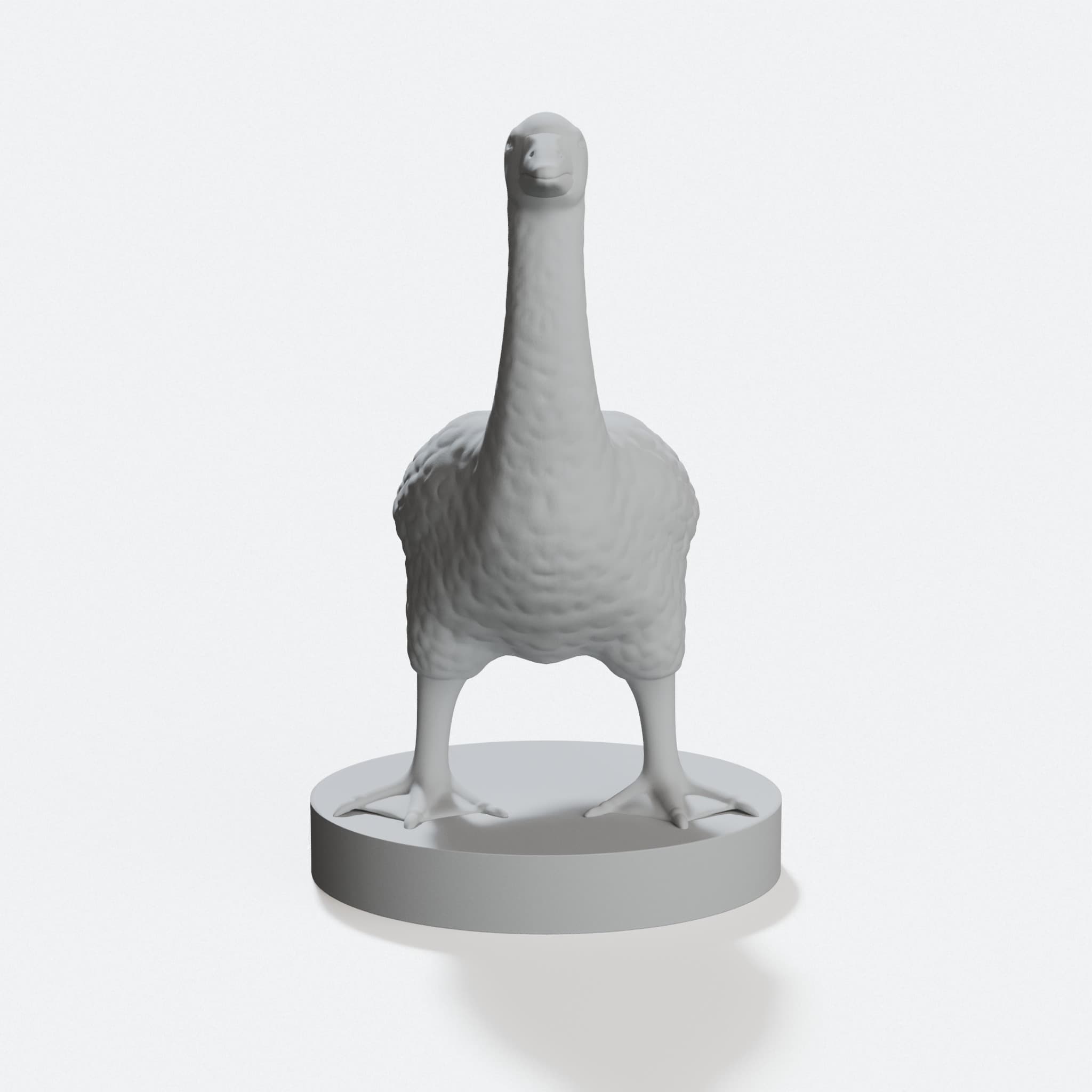 The Unnamed Goose 3D Printed Toy, hero tilt
