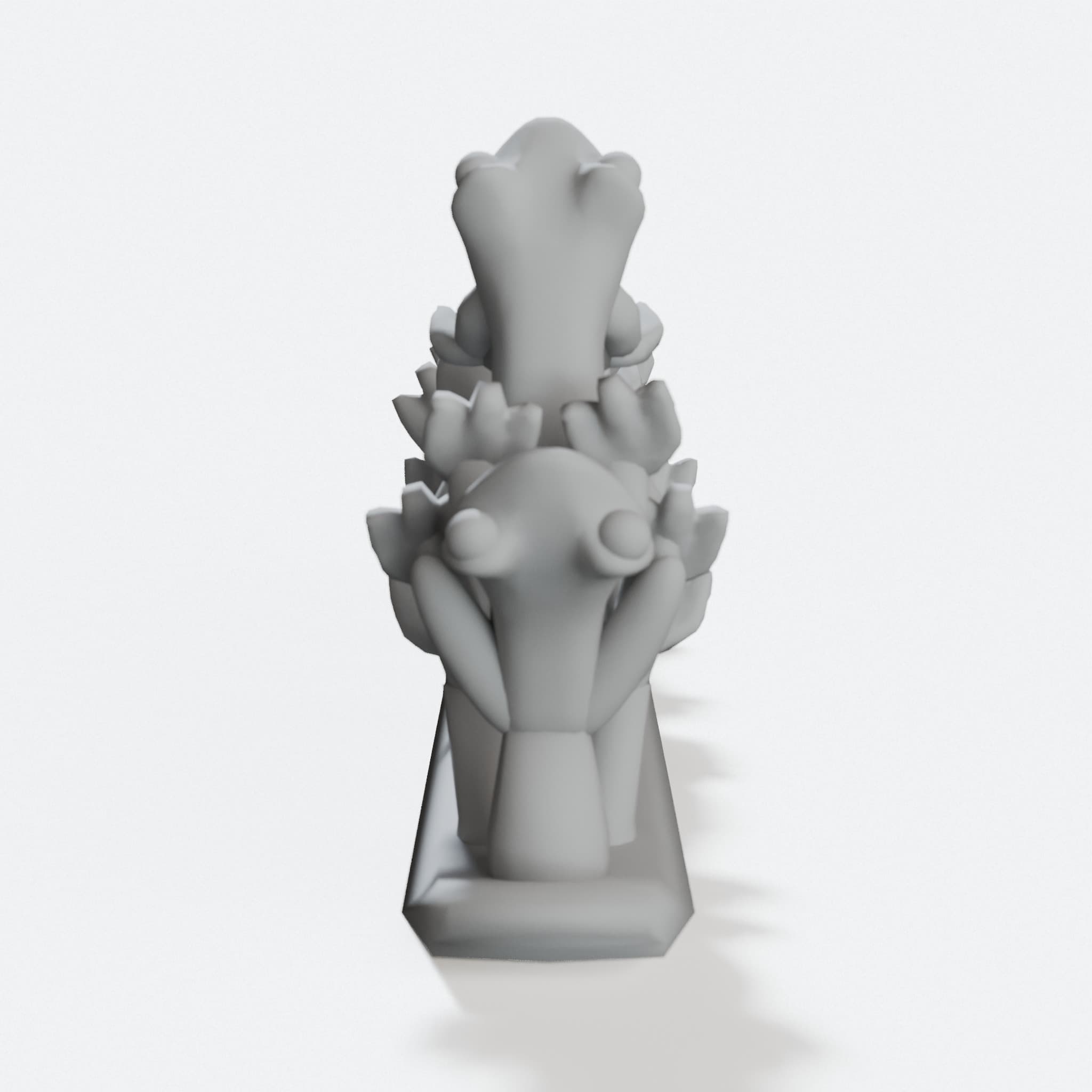 3D Printed Frogs Miniature Toys and Tabletop Scatter, hero tilt