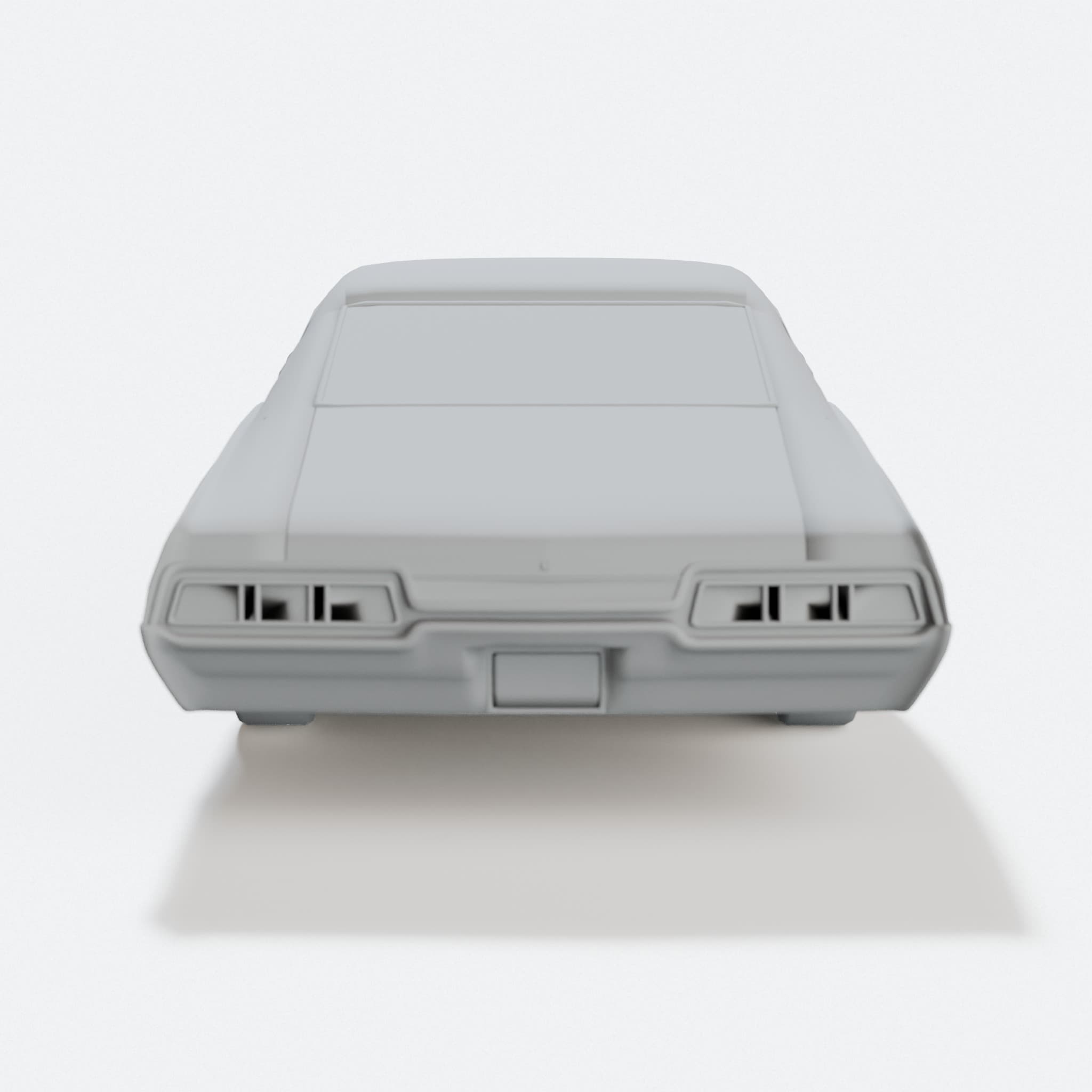 1967 Chevy Impala 3D Printed Toy Car, hero tilt