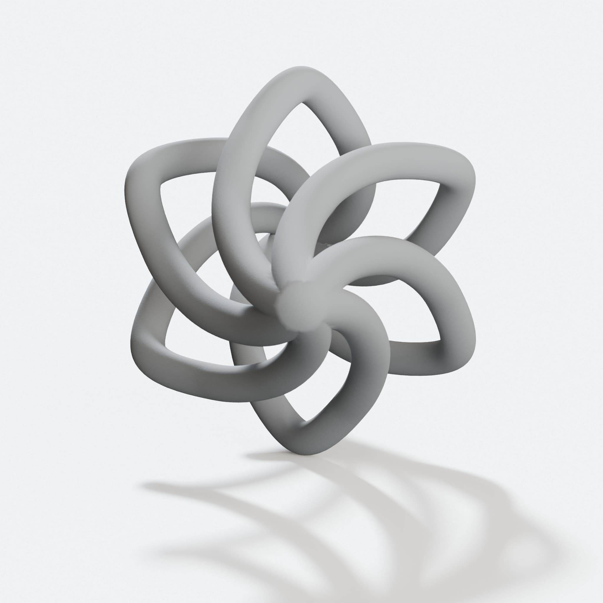 Spiral Earring 3D Printed Gift, Custom Design, hero tilt
