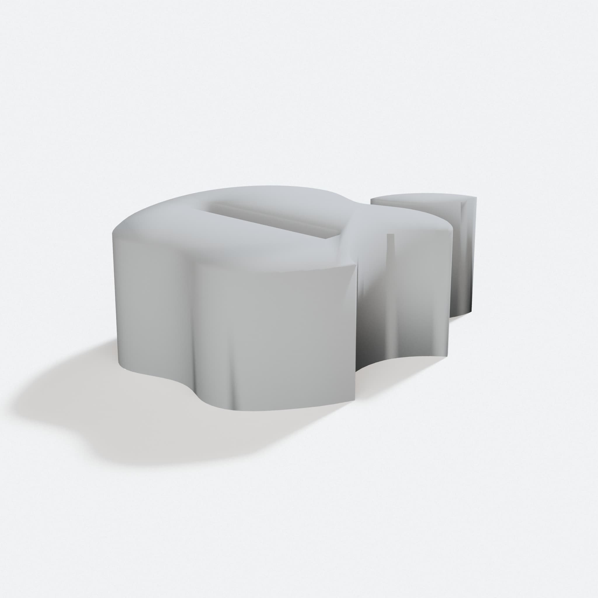 3D Printed Apple TV Remote Holder for Home Decor, turn three quarter
