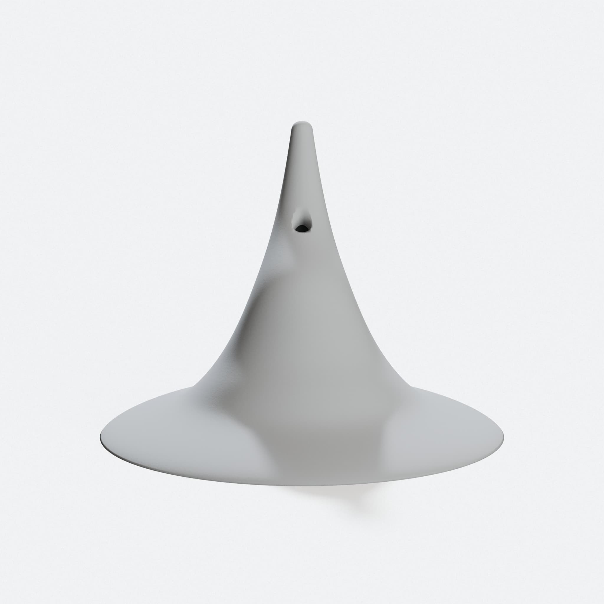 Witch Hat Earrings, 3D Printed Gifts for Halloween, hero tilt