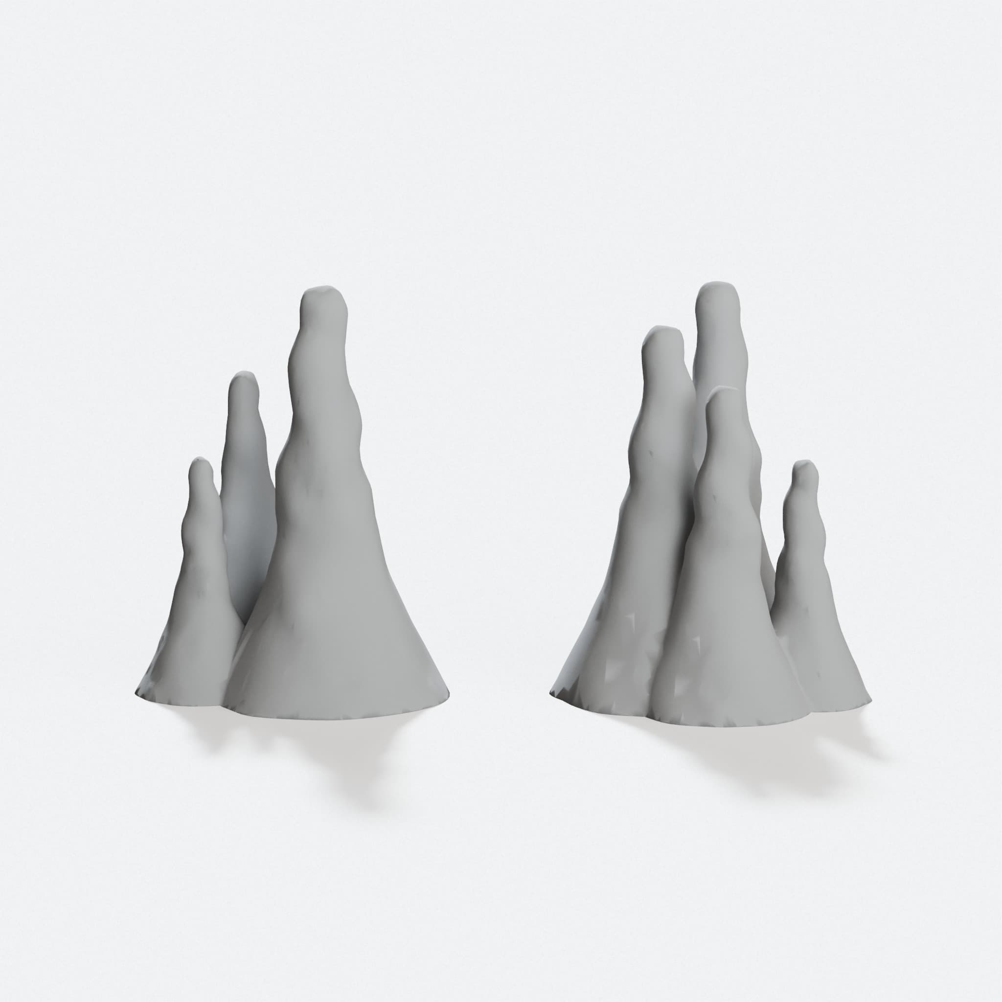DnD Cave Stalagmites Scatter Terrain, hero tilt