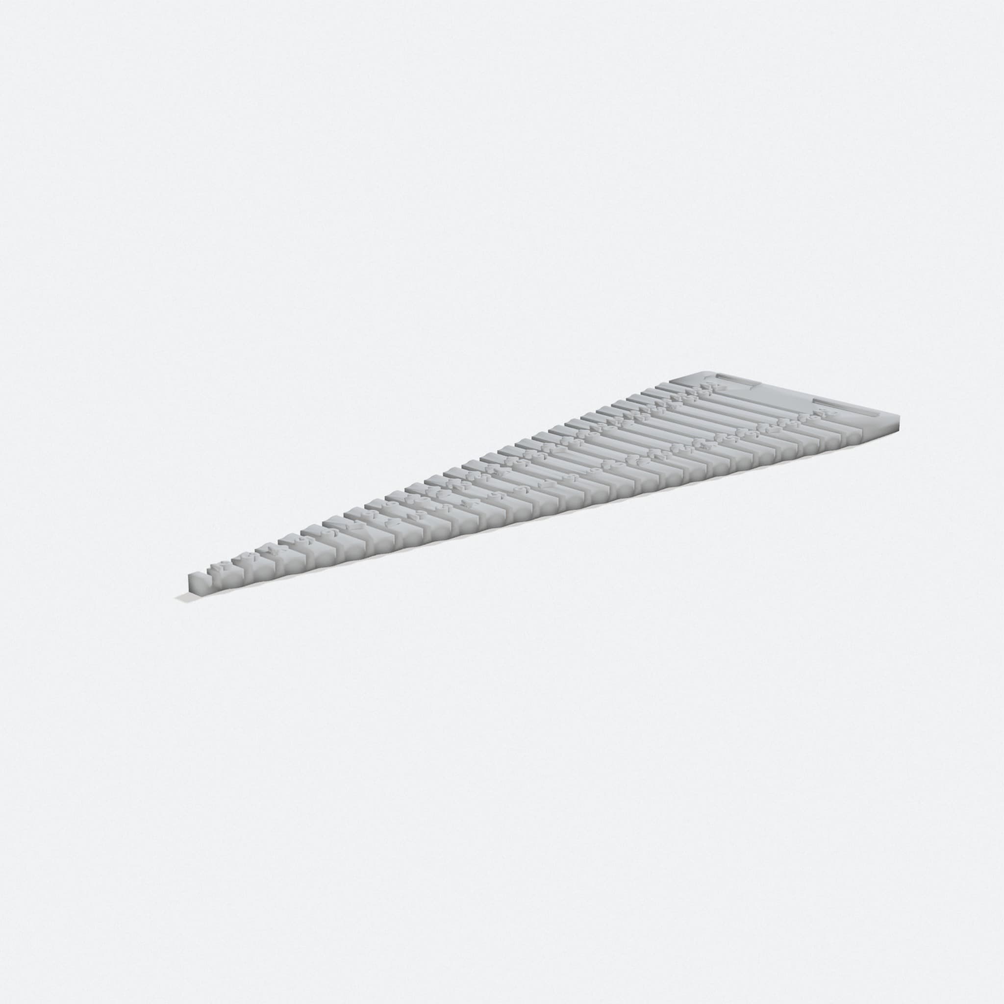 Breadboard Jumper Tool, 3D Printed Workshop Tool, turn three quarter