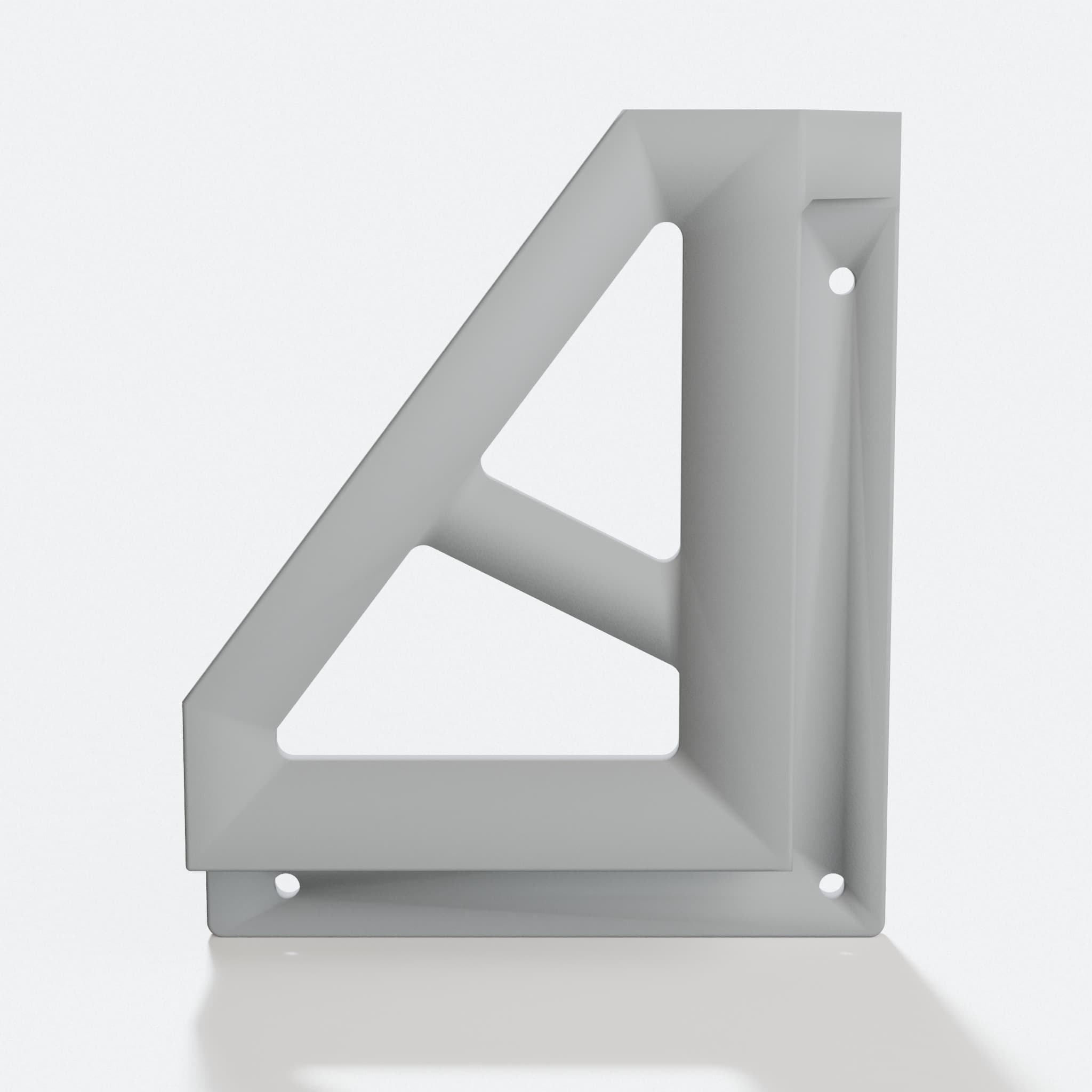 Under-Desk Laptop Mount, 3D Printed Office Accessories, hero tilt