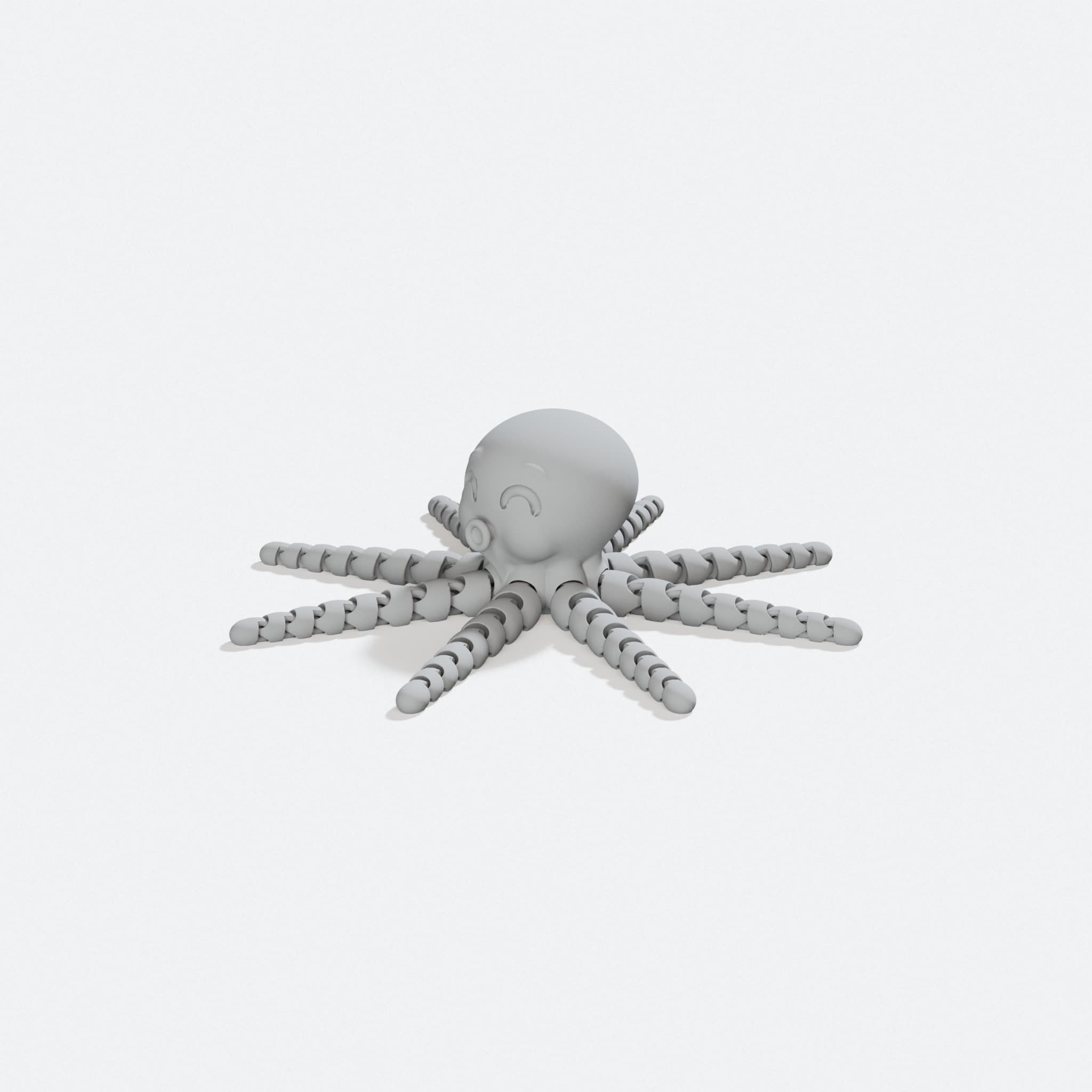 Cute Octopus Fidget Toy - Articulated Version 3