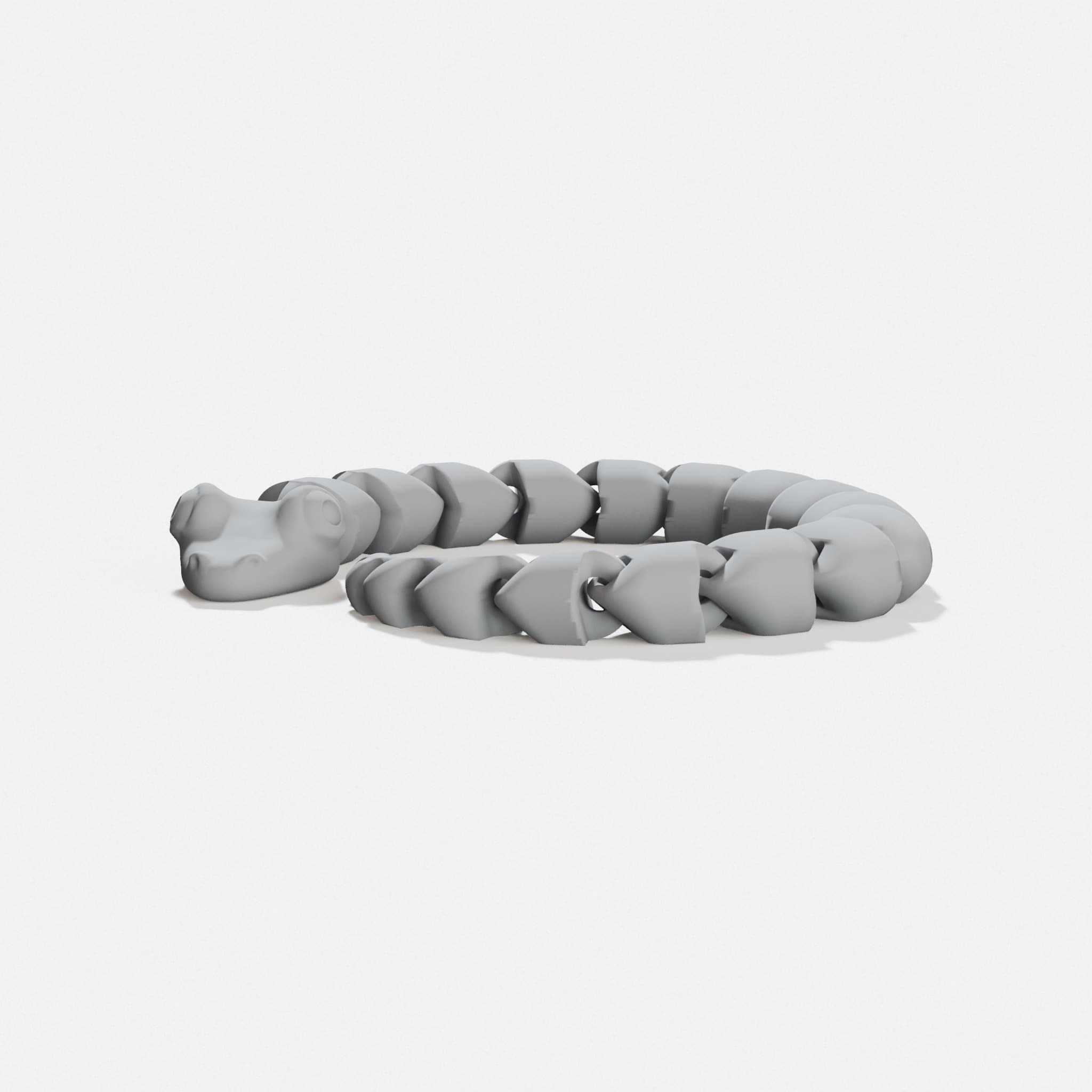 Articulated Snake 3D Print File – Flexi Toy Design