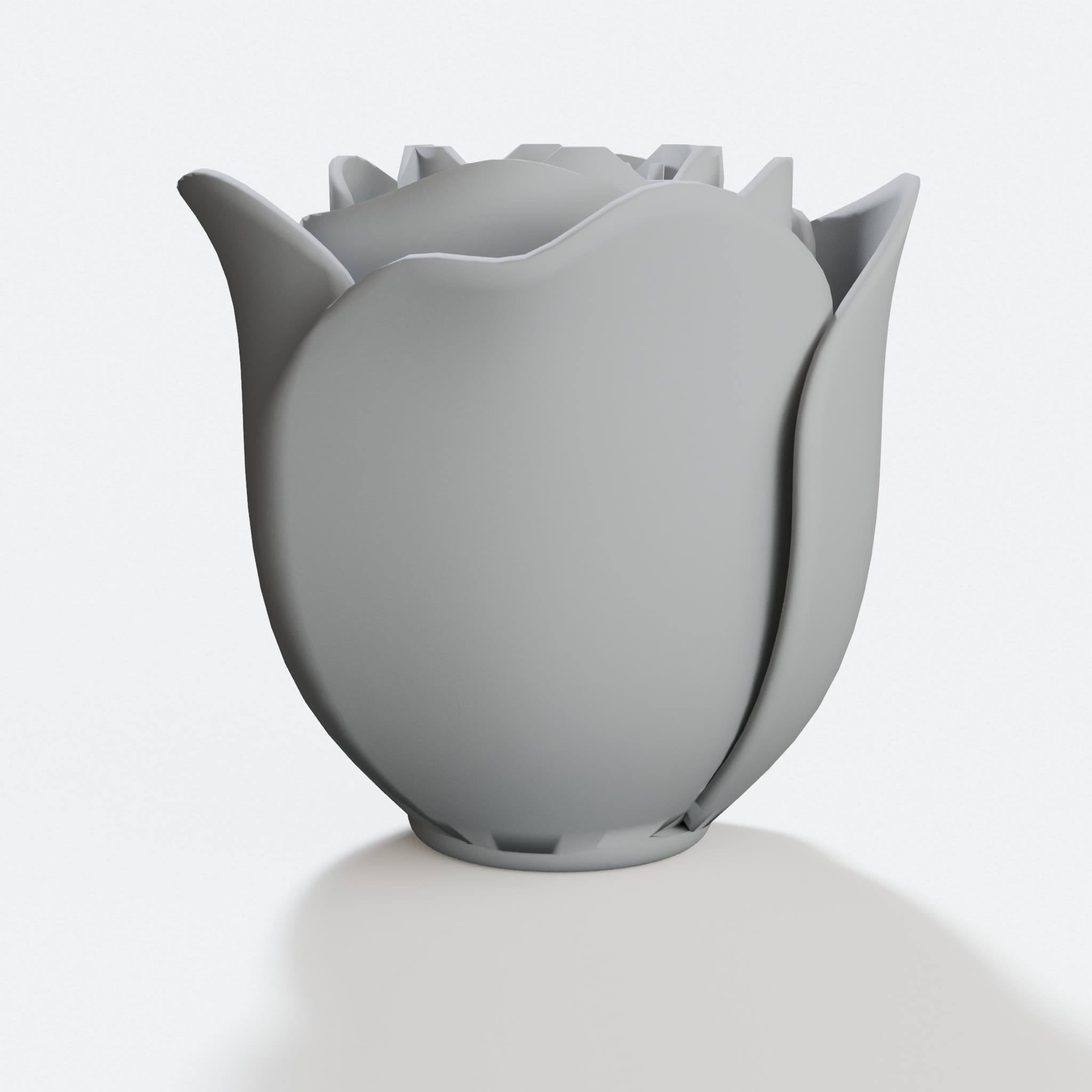 3D Printed Anniversary Roses - Decorative Flower Ornament Set, hero tilt