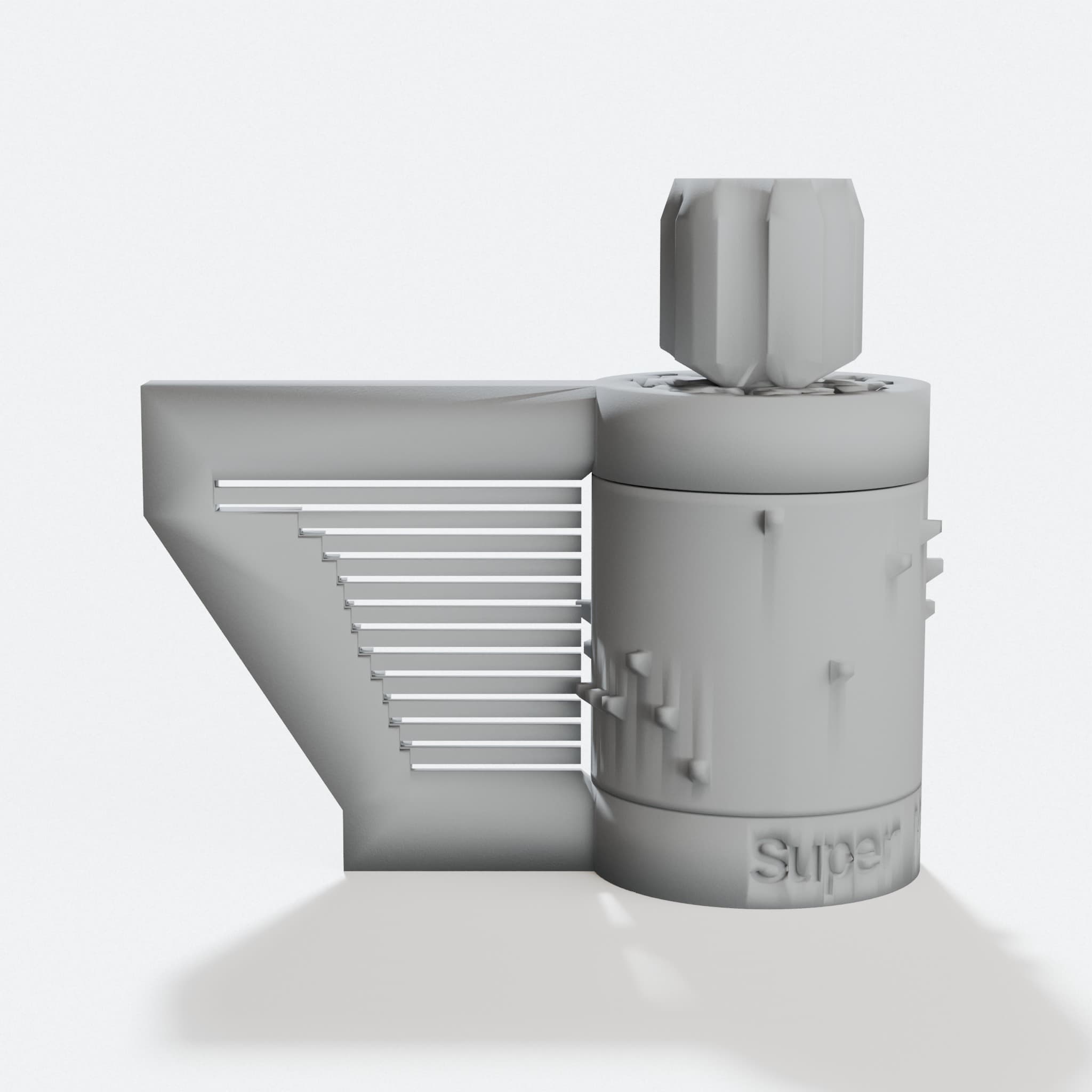 Print in Place Music Box 3D Printed Toy, hero tilt
