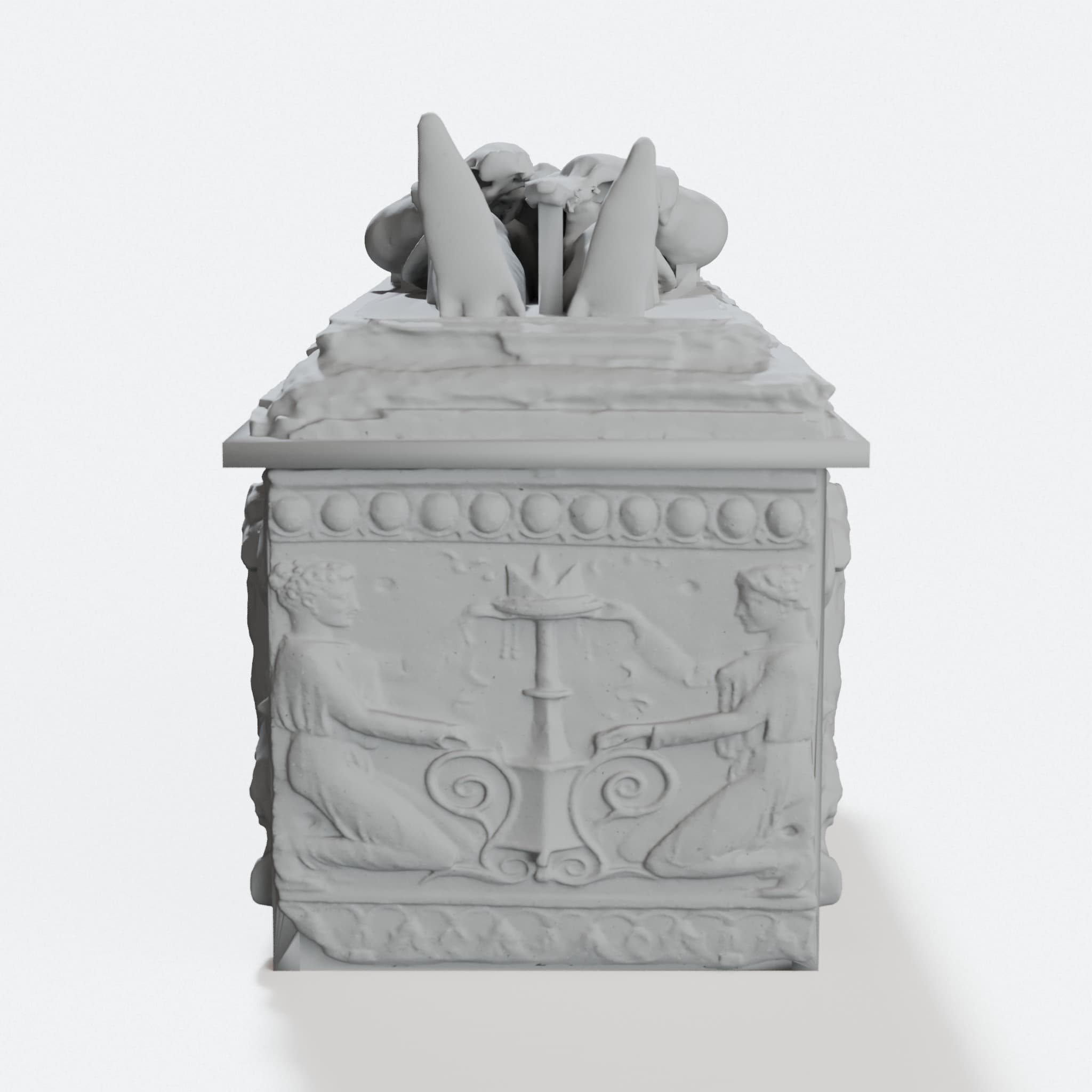 OpenForge 2.0 Knight Tomb – RPG Tabletop Terrain, hero tilt