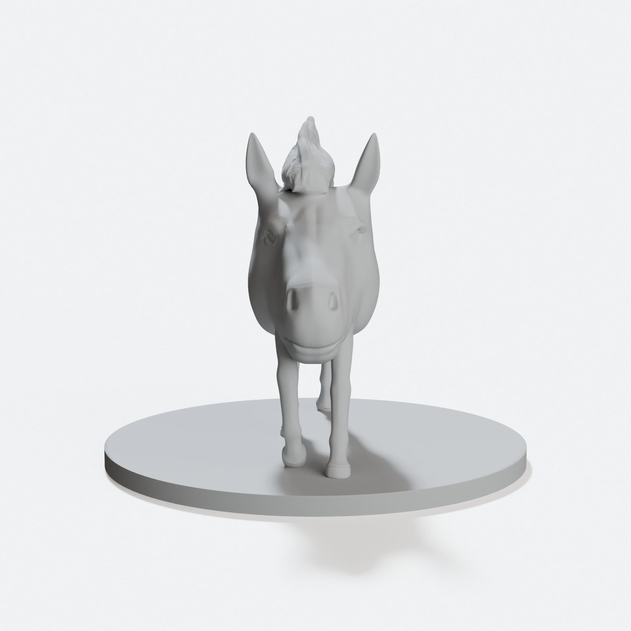Honse 3D Printed Toy Figure, hero tilt