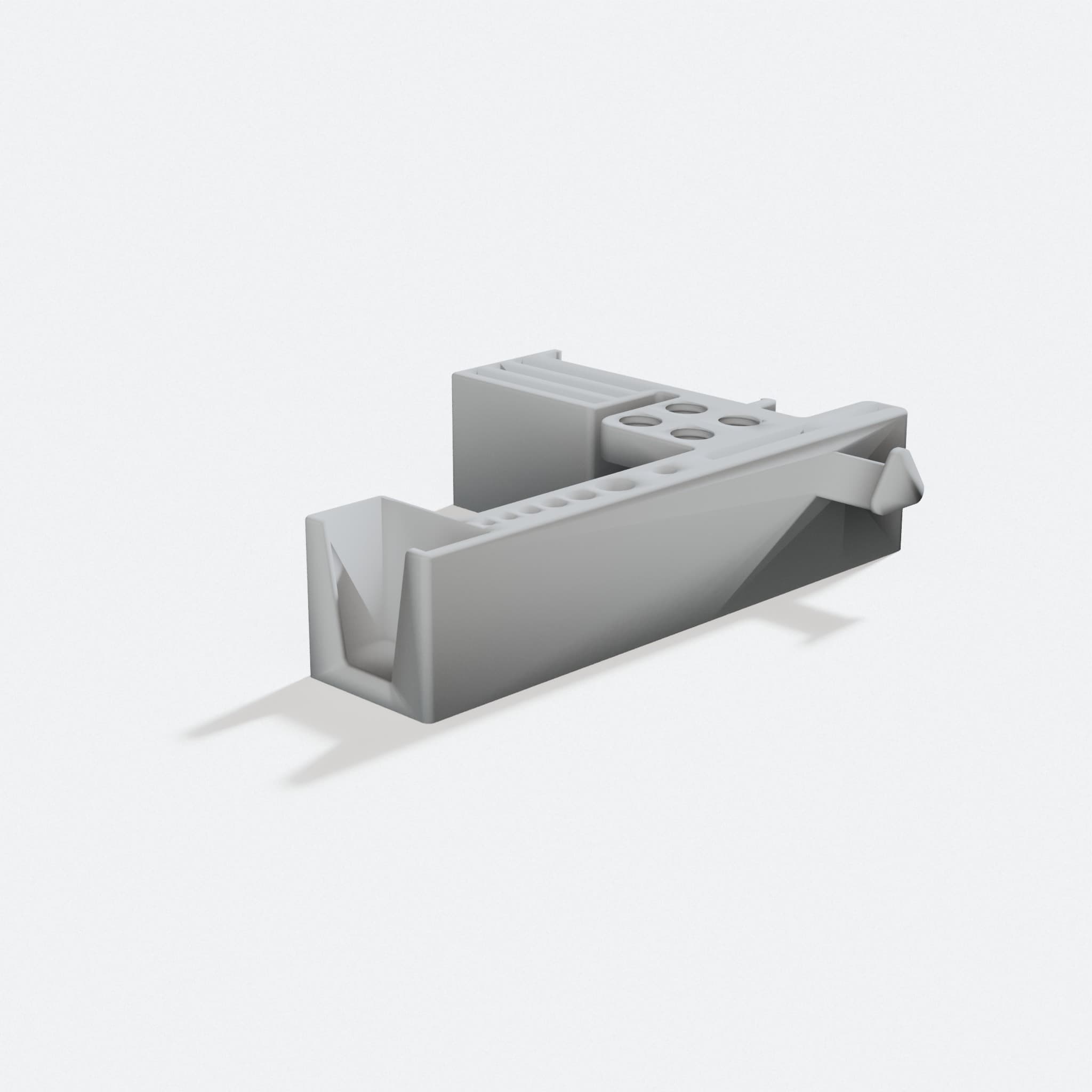 Ender 3 V3 SE/KE Tool Holder Organizer, turn three quarter