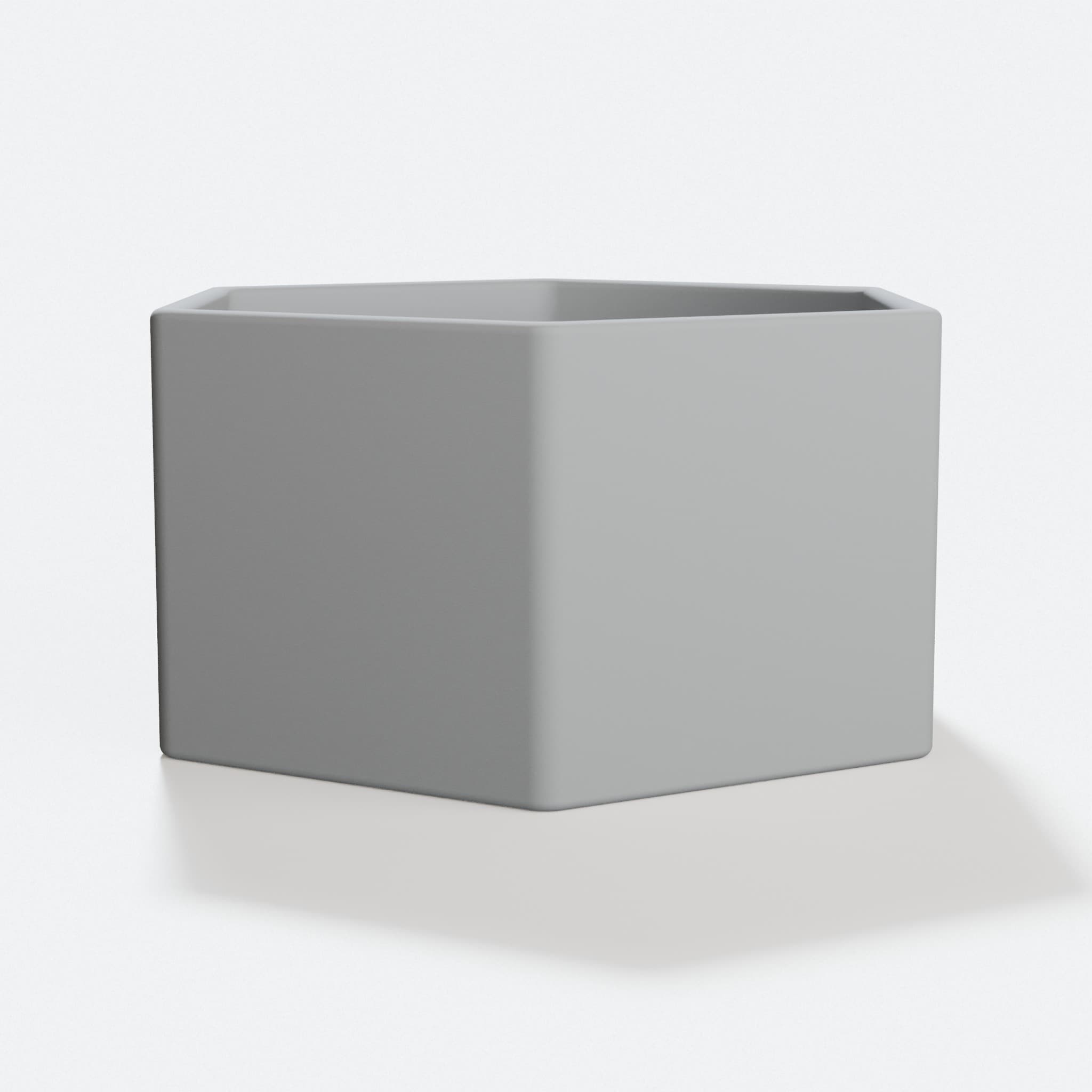 Hexagon Succulent Pot – 3D Printed Home Decor Planter, hero tilt
