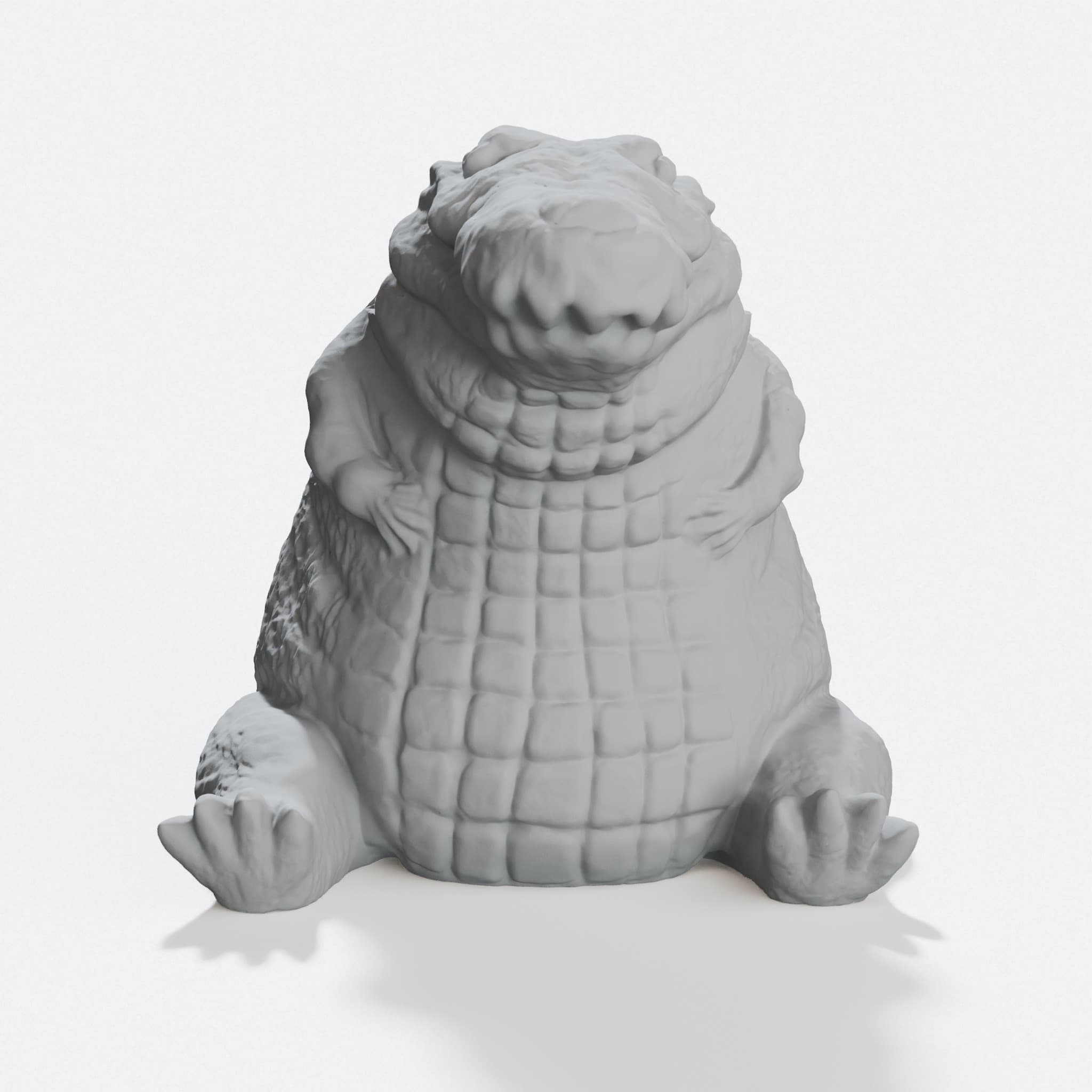 Chubby Croc Glasses Holder – 3D Printed Desktop Stand, hero tilt
