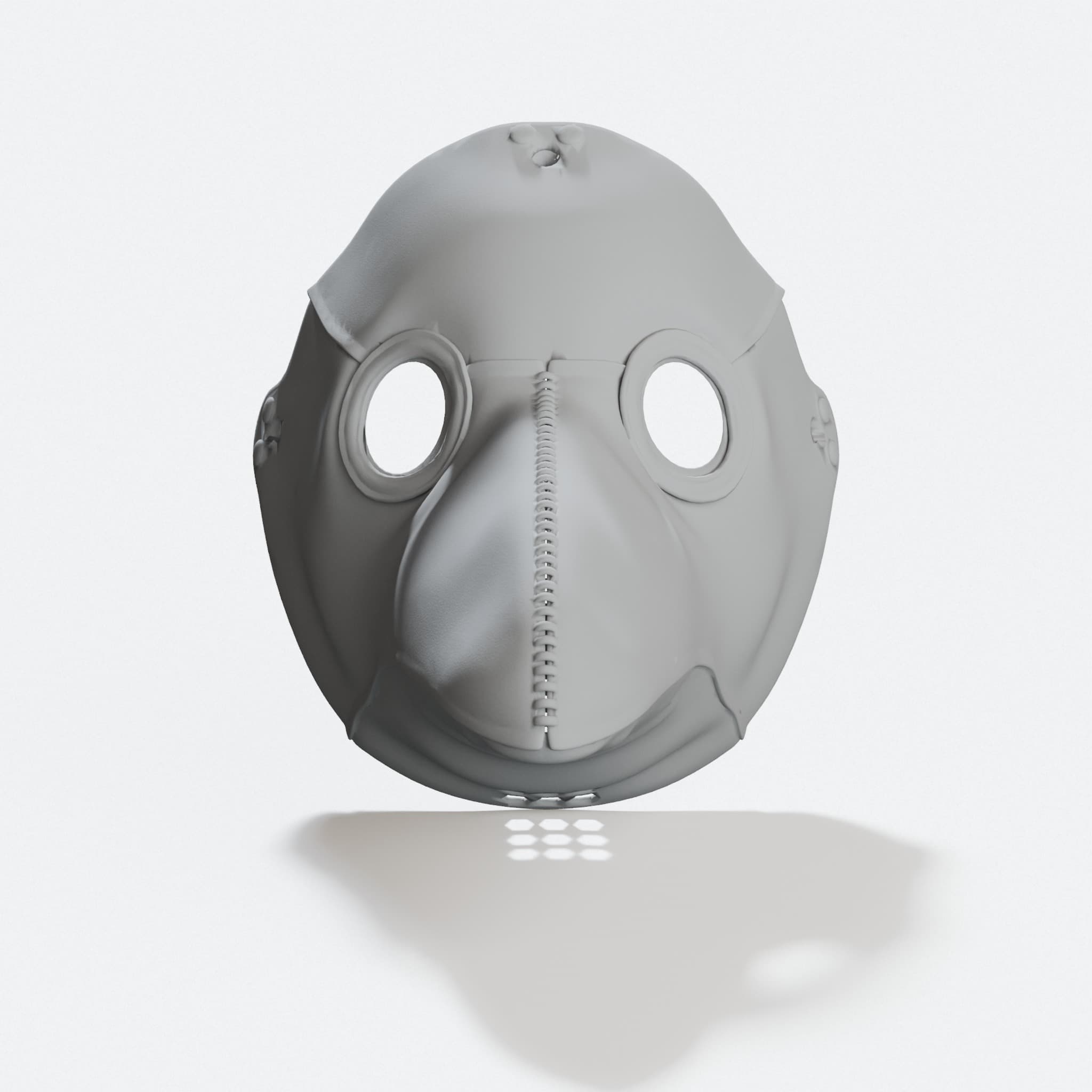 3D Printed Plague Mask, Customizable Costume Toy, hero tilt