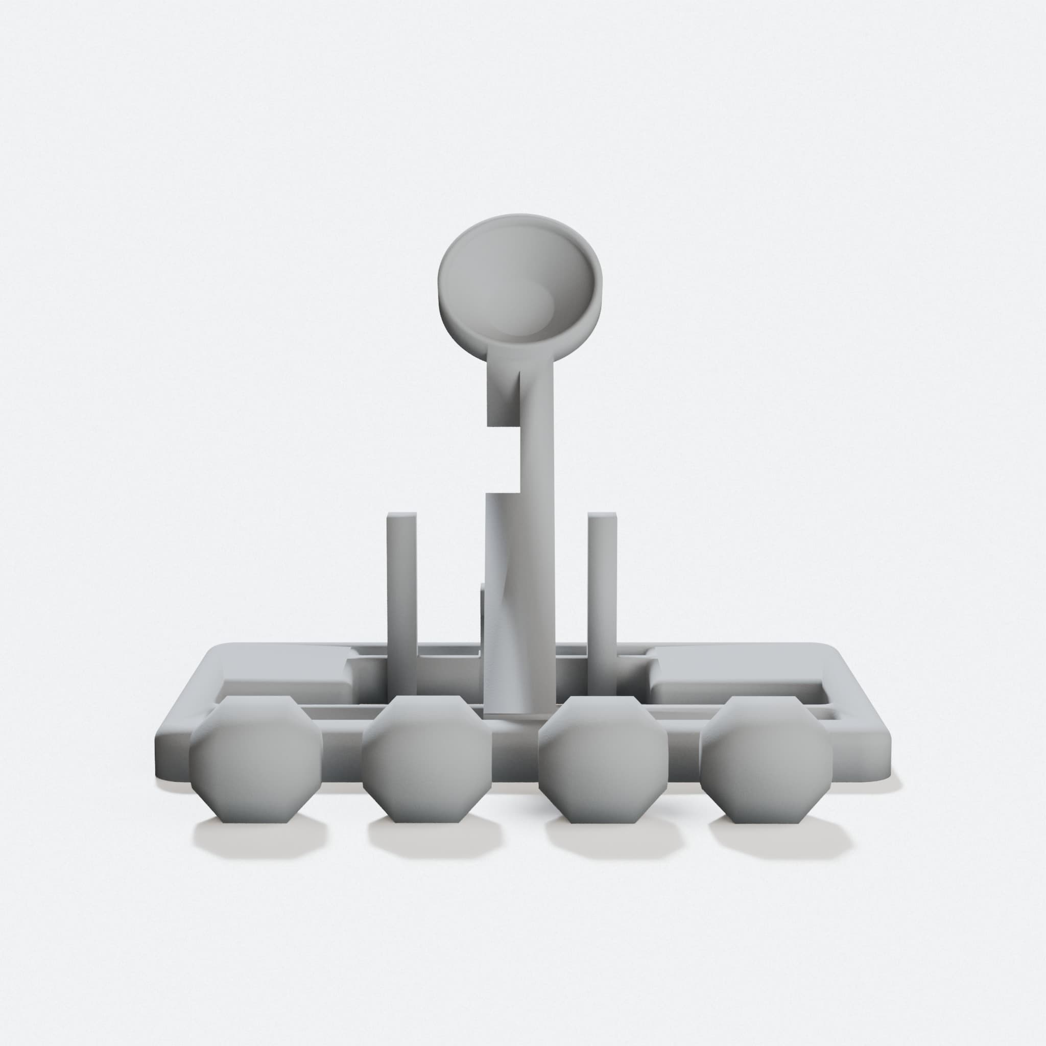 Micro Catapult V2, Easy Print Desktop Toy, hero tilt