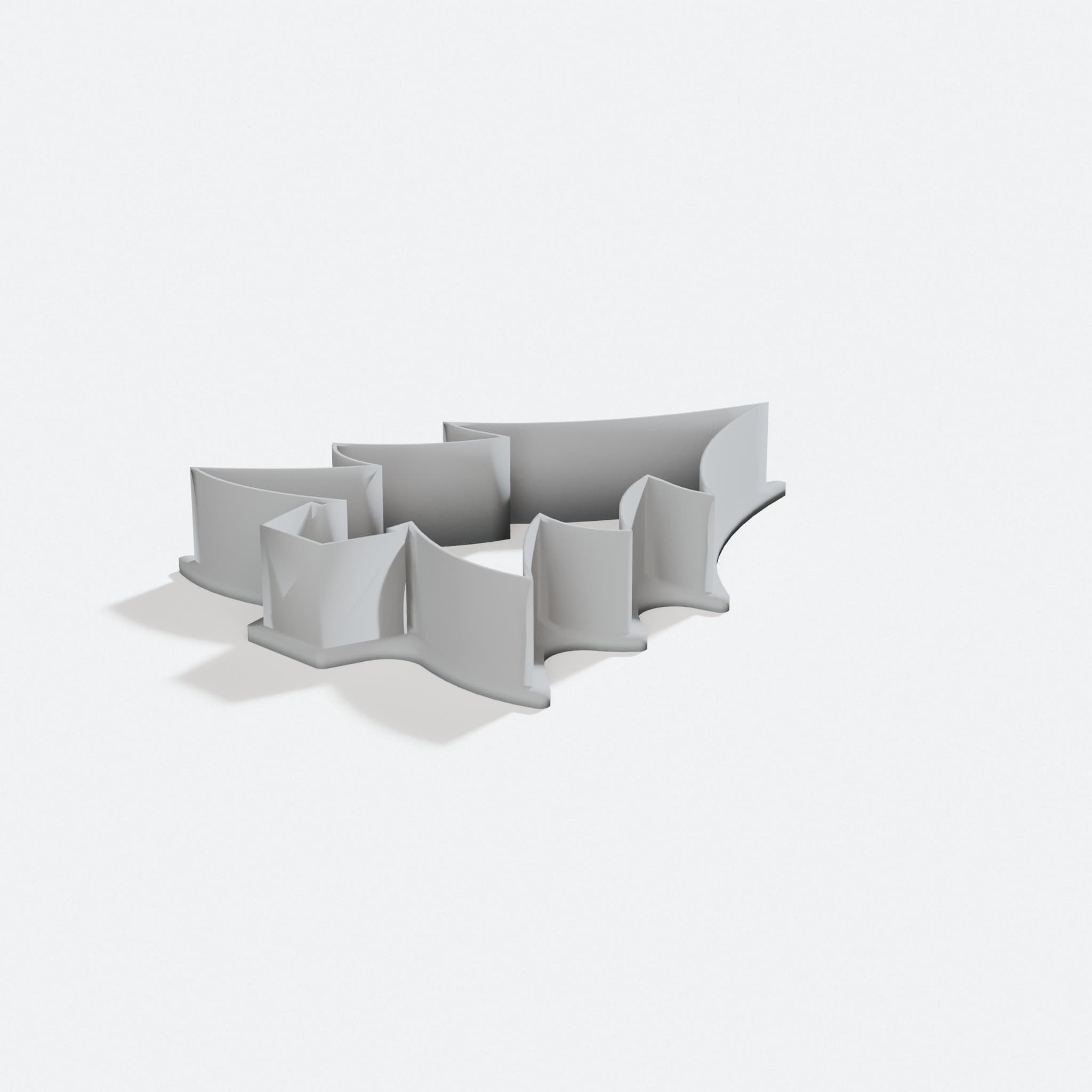 Christmas Tree Cookie Cutter, turn three quarter