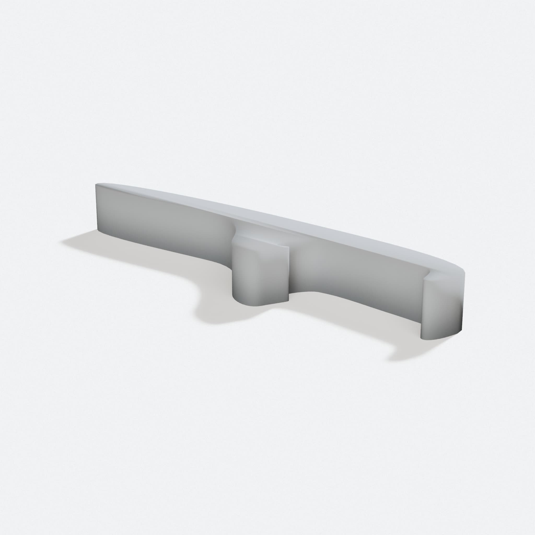 All-Plastic Bottle Opener – No Metal Parts, turn three quarter