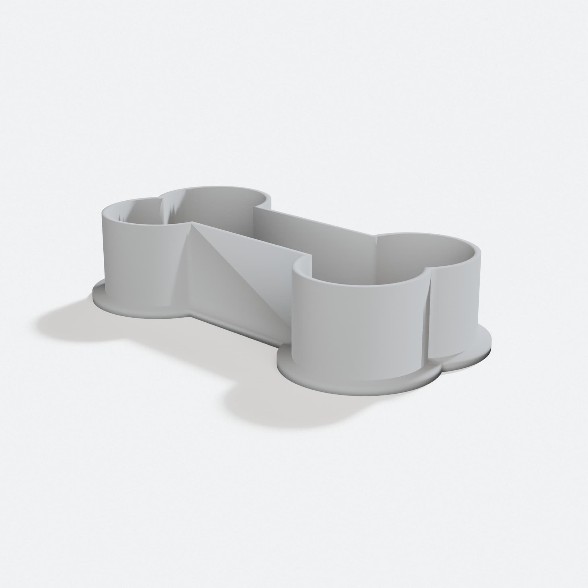 Bone Cookie Cutter for 3D Printing, turn three quarter