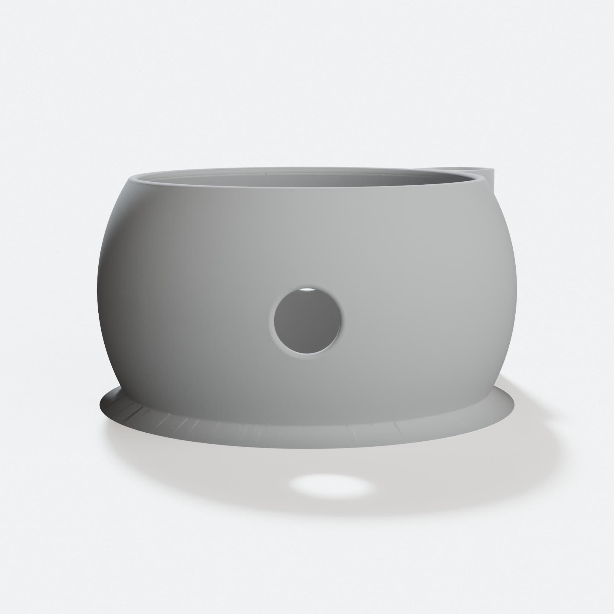 Customizable Yarn Bowl: 3D Printed Office Accessory, hero tilt