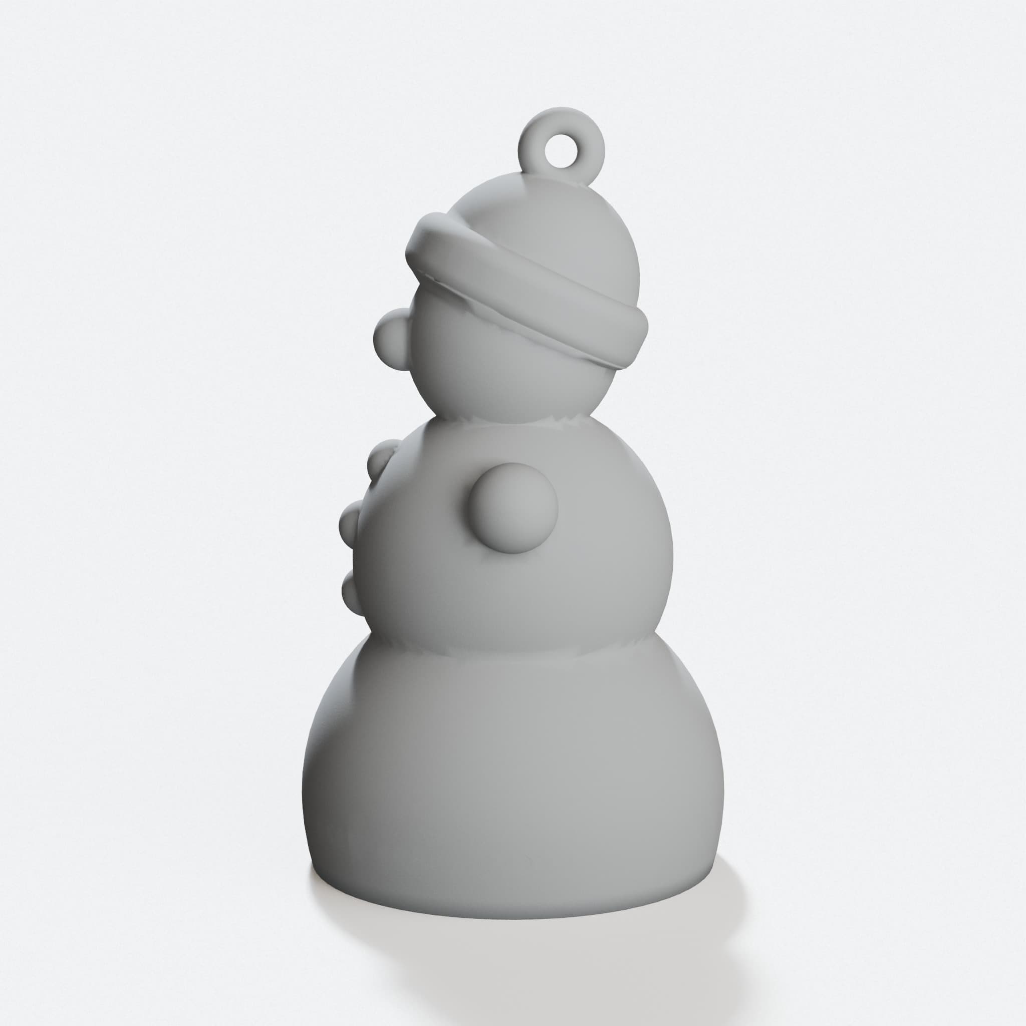 Snowman Christmas Ornament, hero tilt