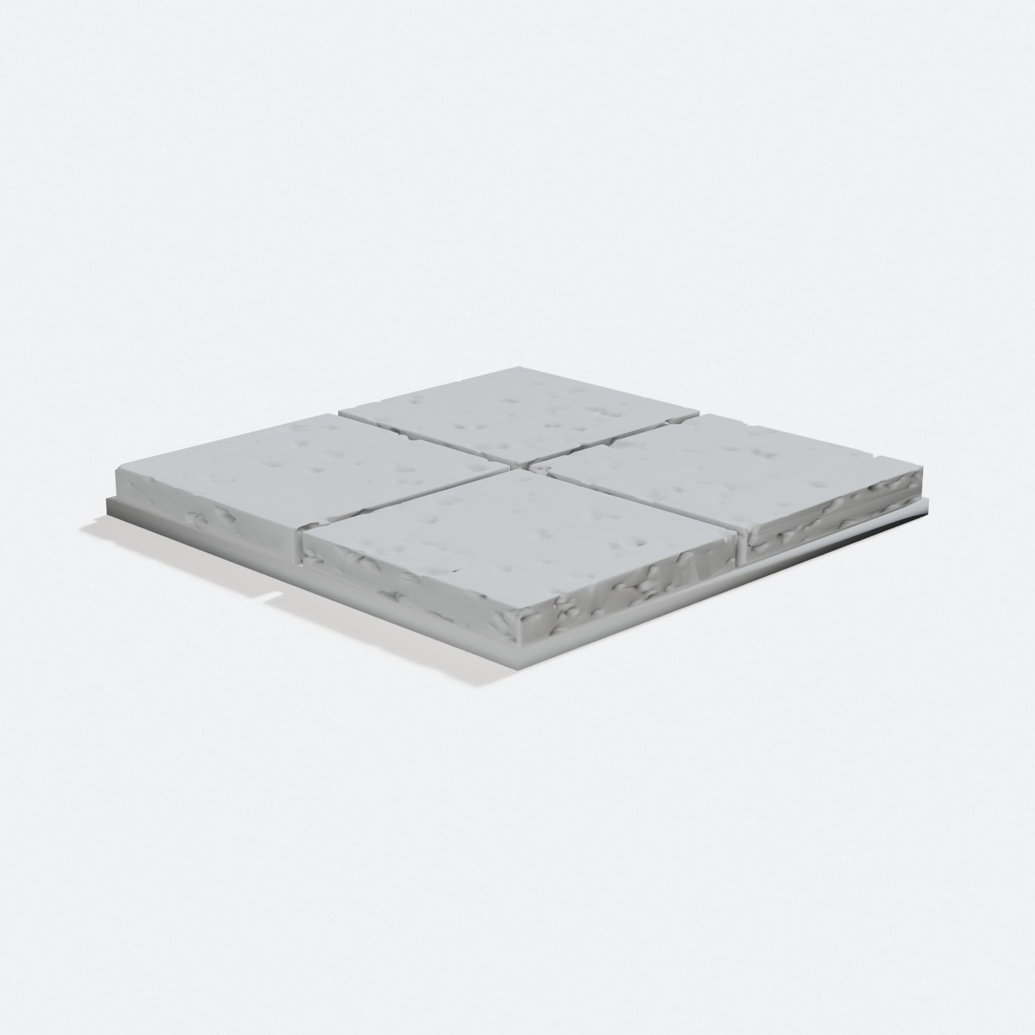 OpenForge 2.0 Cut Stone Floor Tiles, turn three quarter