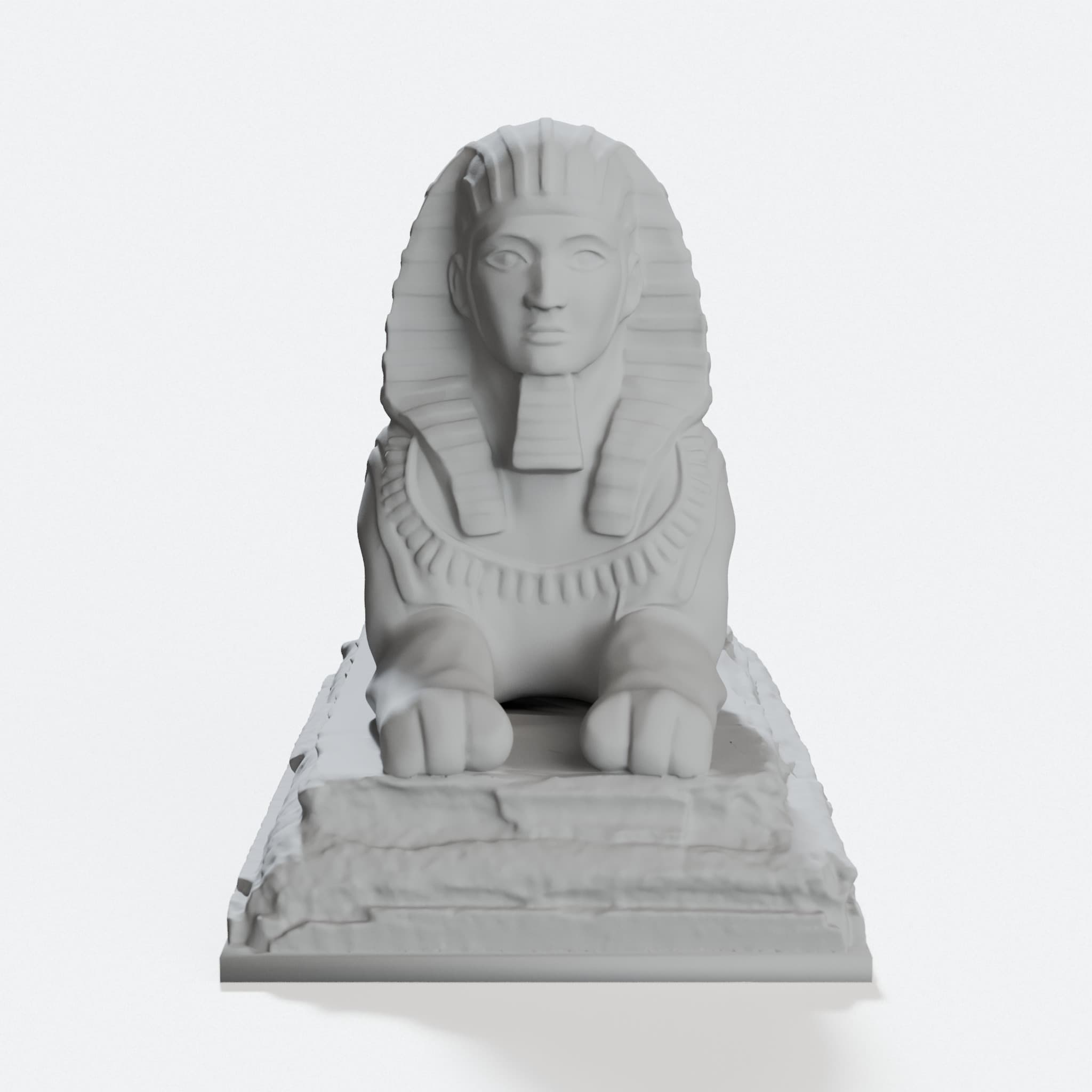 OpenForge 2.0 Sphinx Statues – 3D Printed RPG Terrain, hero tilt