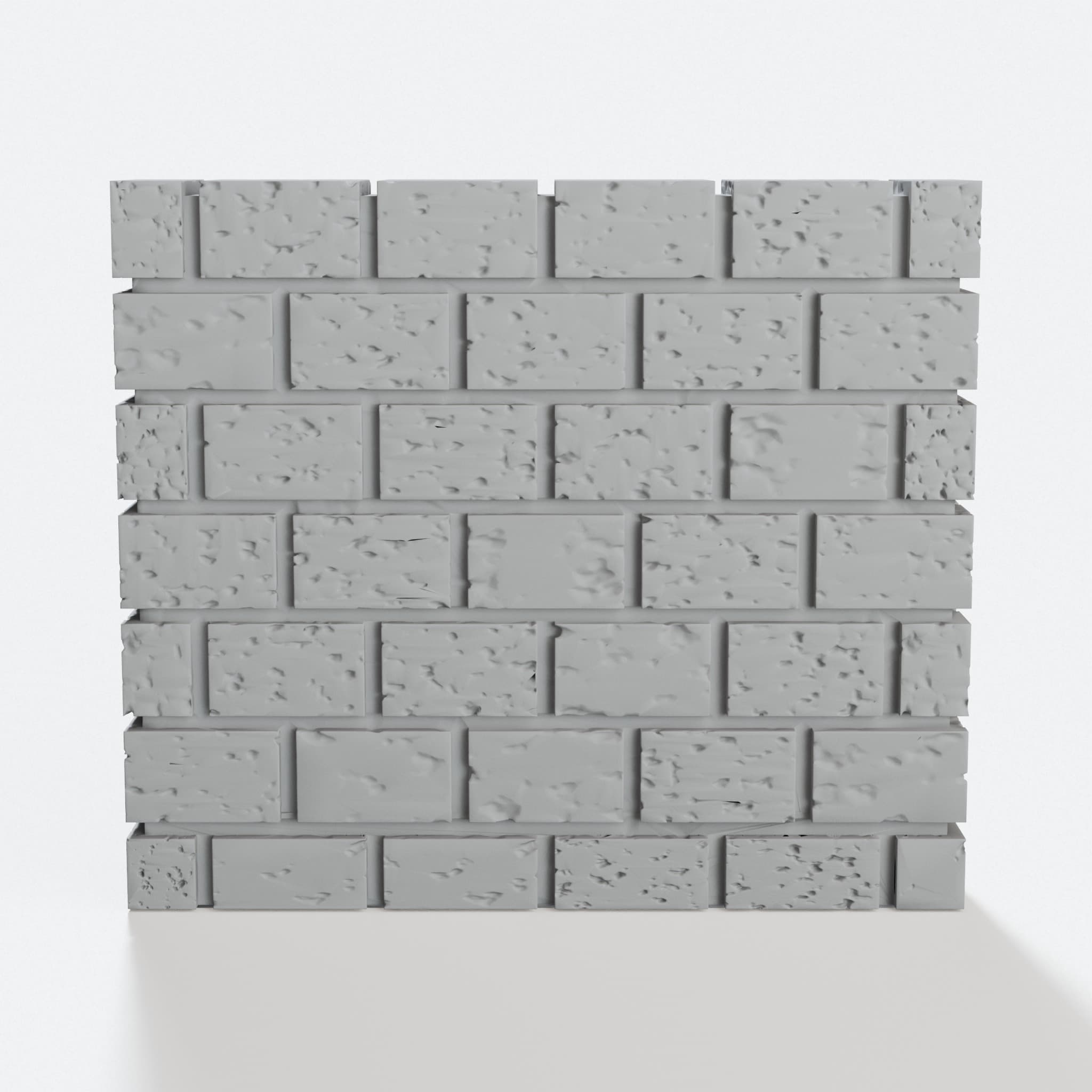 OpenForge 2.0 Cut Stone Wall RPG Terrain Tile, hero tilt