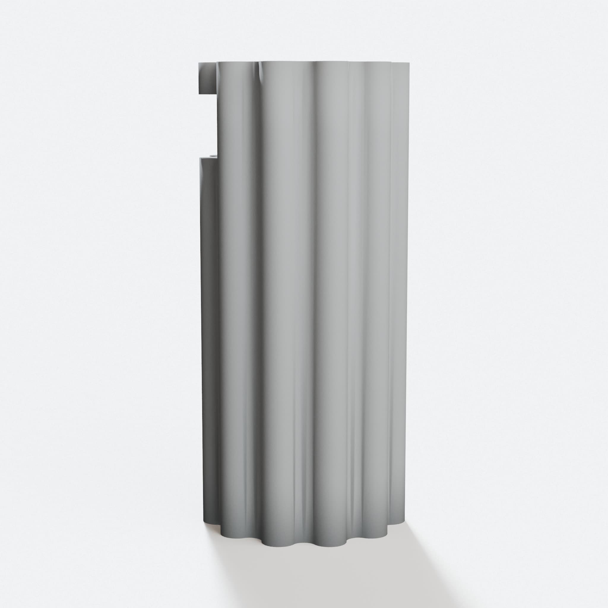 3D Printed Monitor Stand Leg for Office Desks, hero tilt