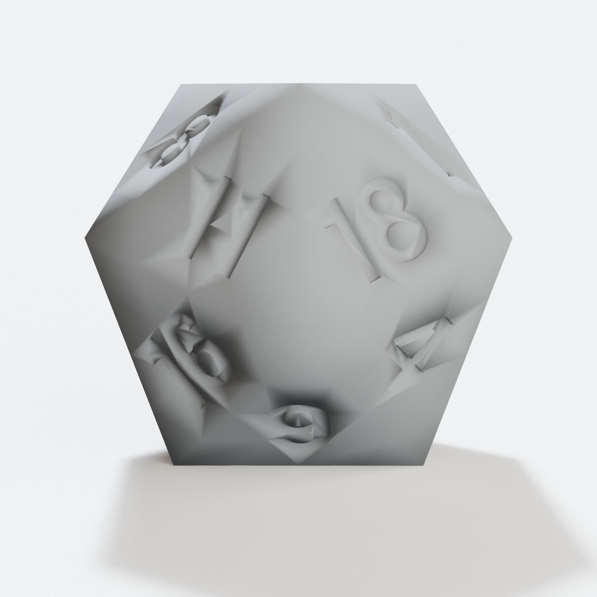 D20 Cat Treat Toy - 3D Printed Gift for Pet Lovers