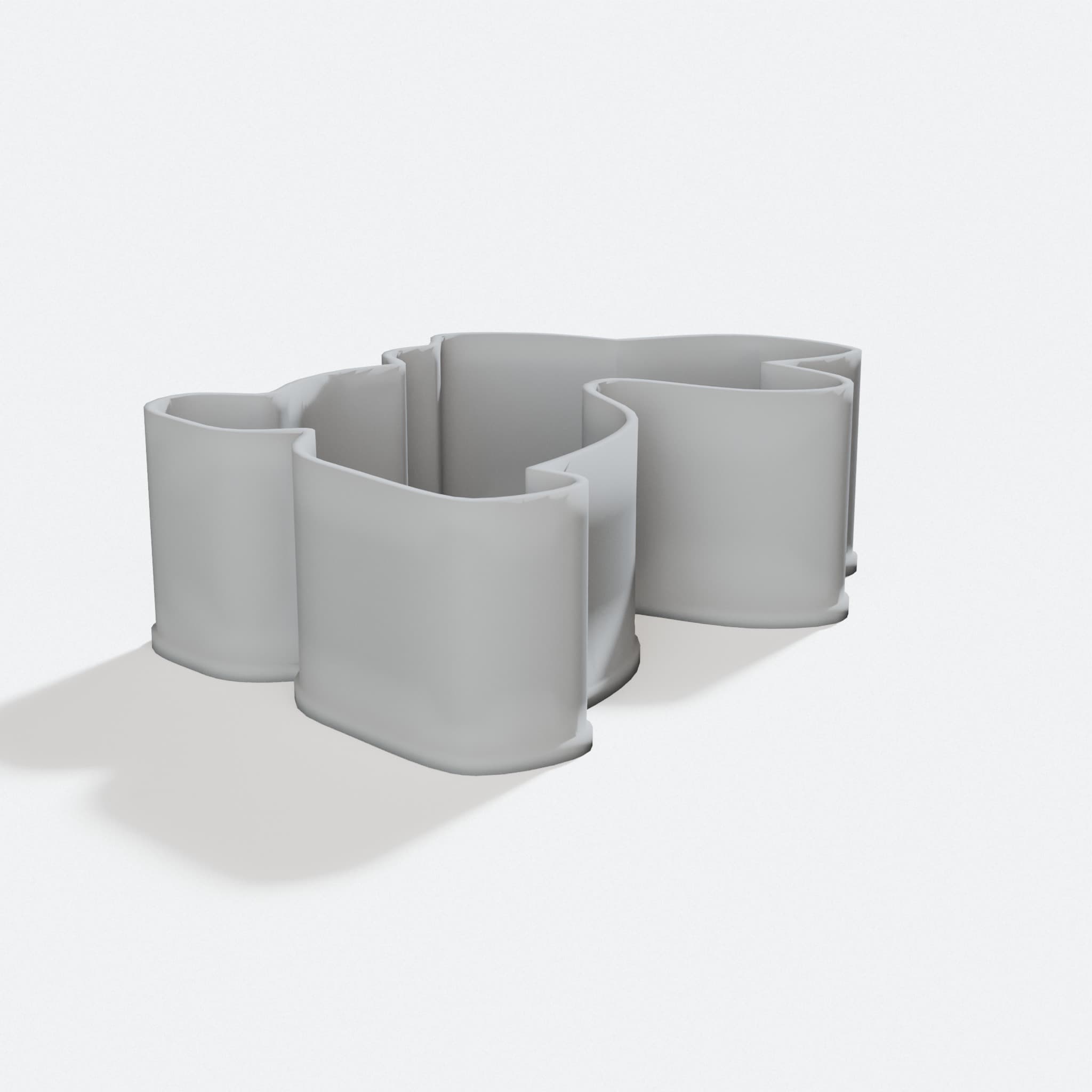 Easter Bunny Cookie Cutter – 3D Printed Kitchen Tool, turn three quarter