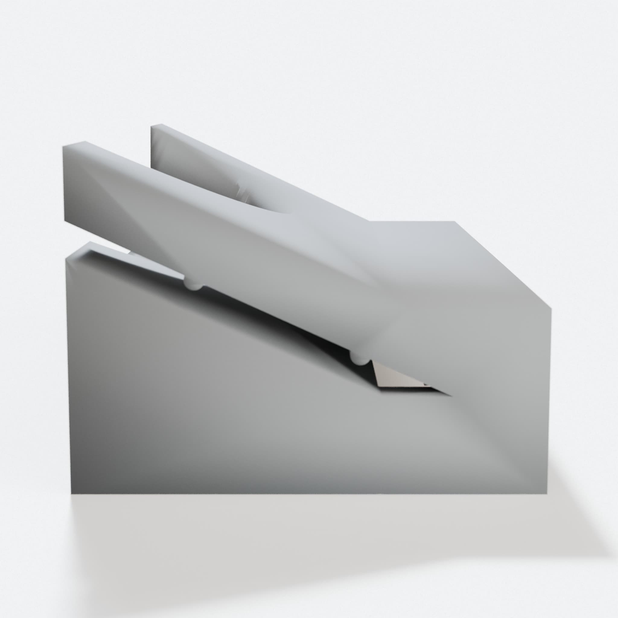 3D Printed Knife Sharpener, Dual Angle Tool, hero tilt