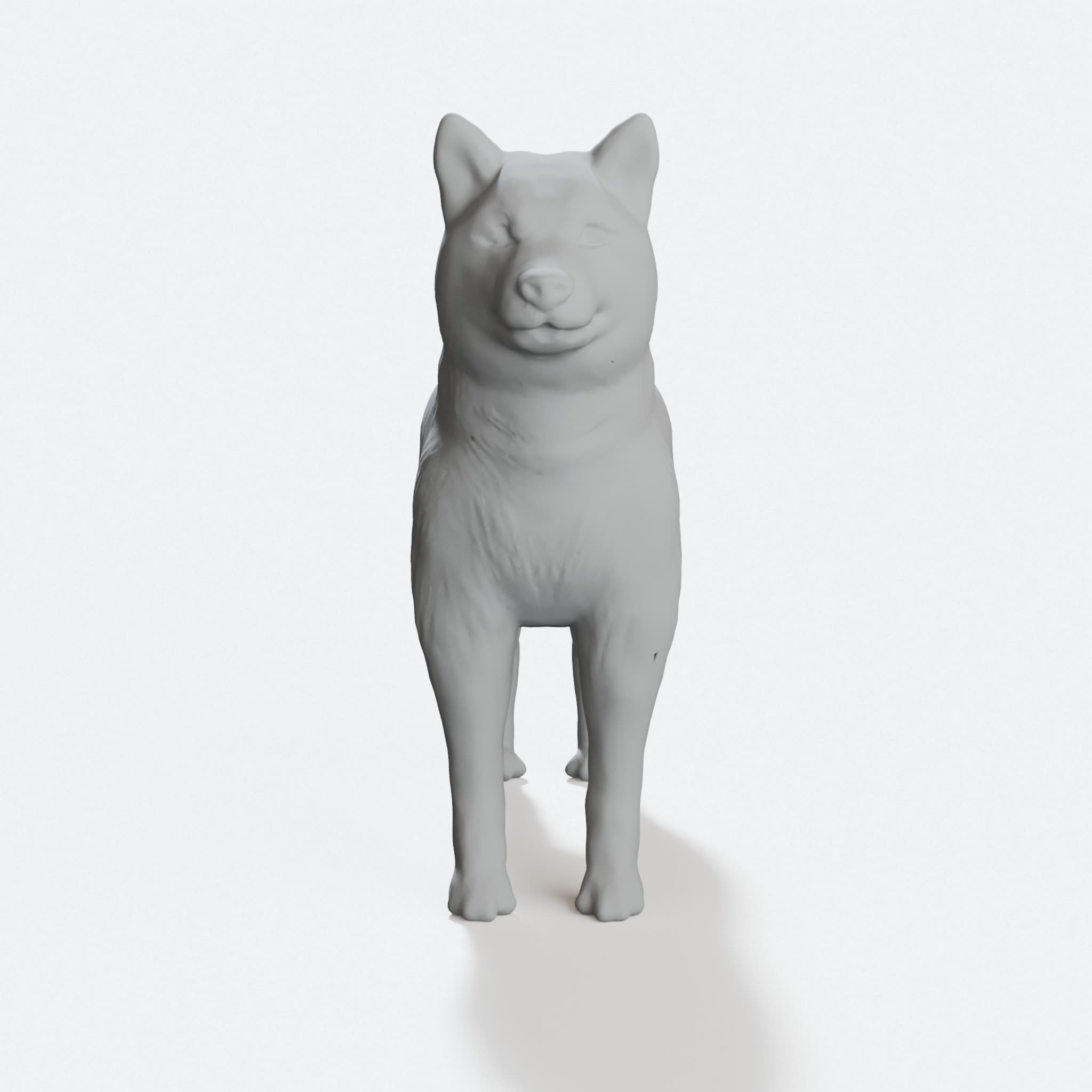 Japanese Dog Figurine – 3D Printed Home Decor, hero tilt
