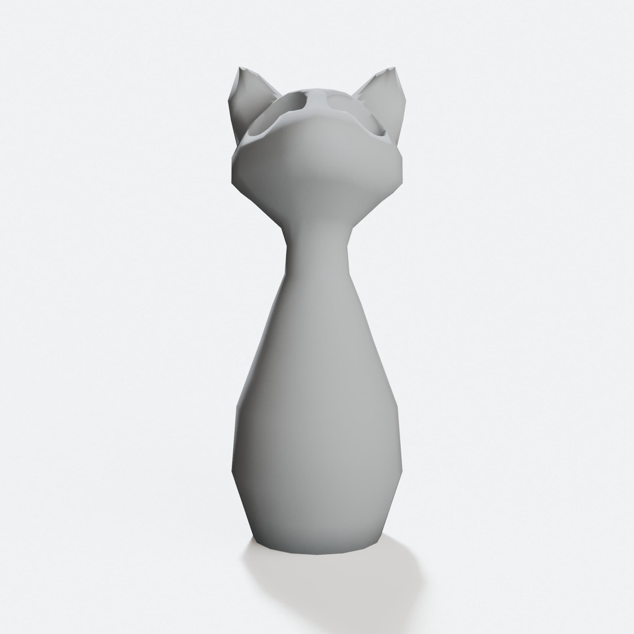 3D Printed Cat Ornament and Earrings, hero tilt