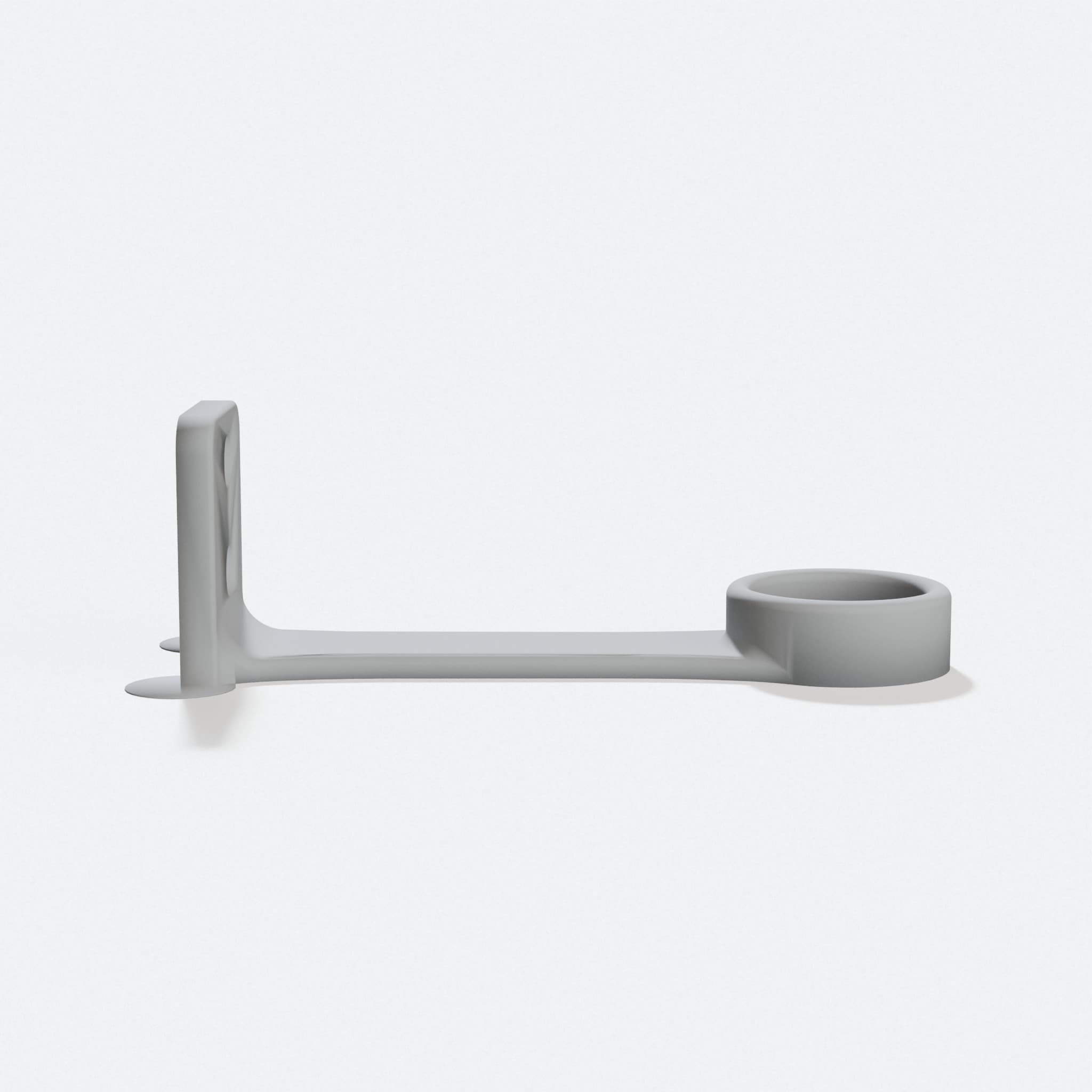 3D Printed Paper Towel Holder, Extra Long, hero tilt