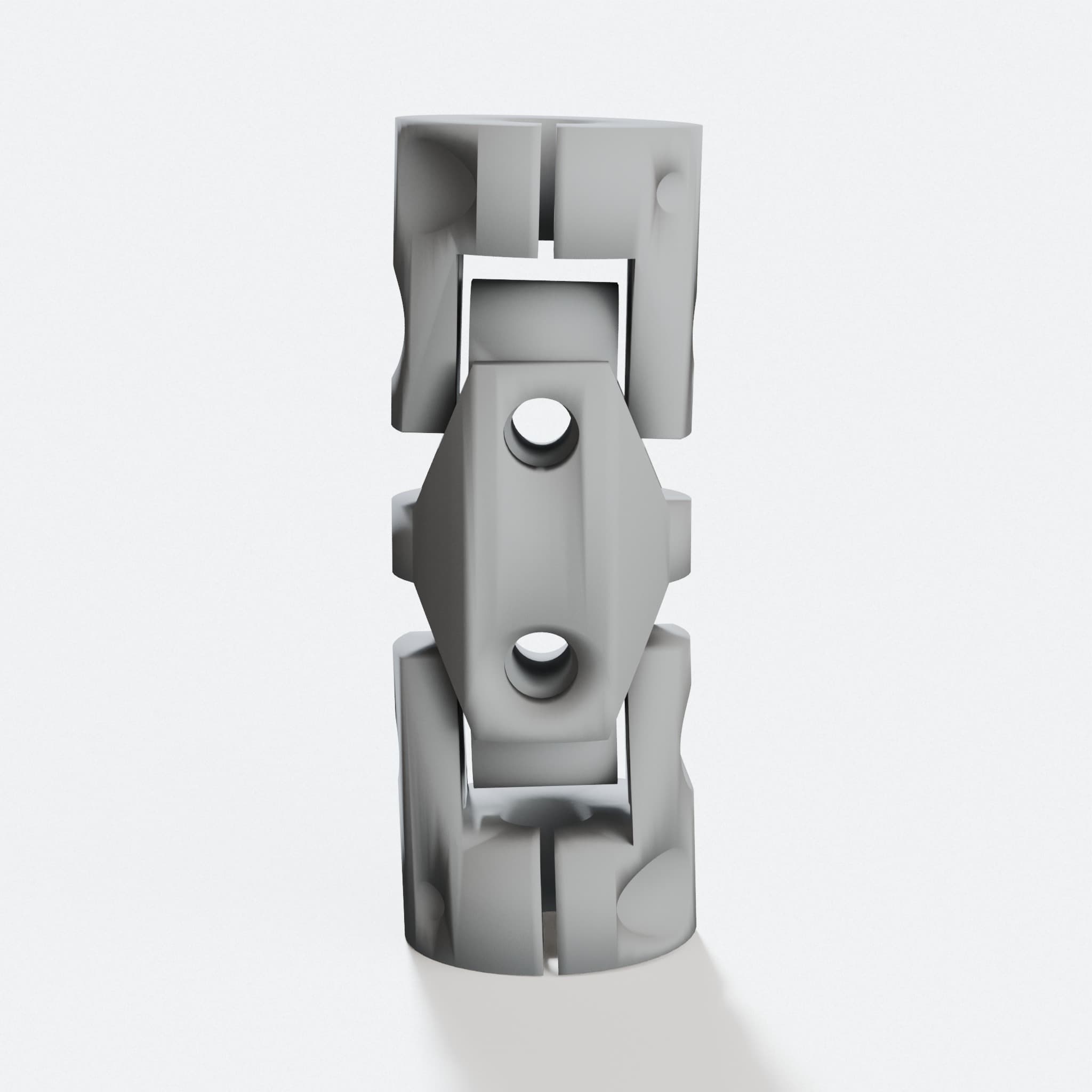 Universal Joint CNC Coupling for 3D Printers, hero tilt