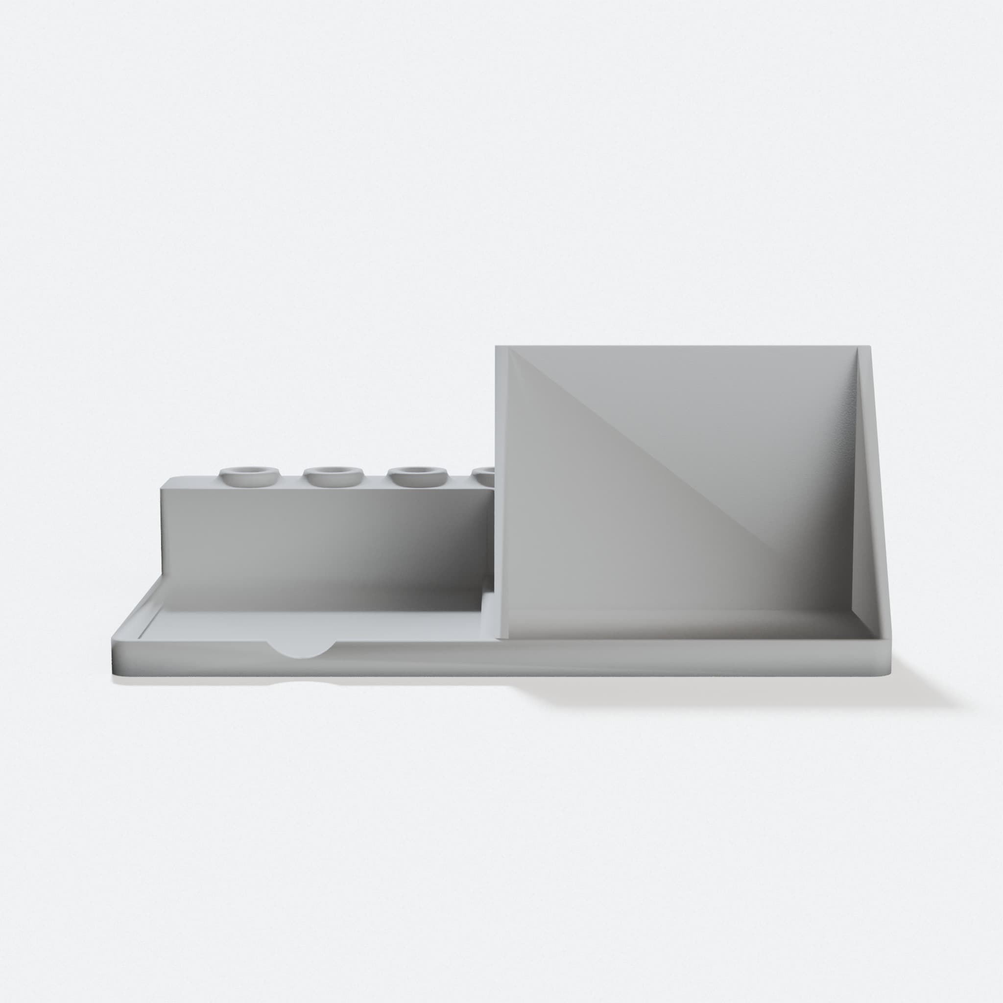 Teacher Desk Companion 3D Printed Office Organizer, hero tilt