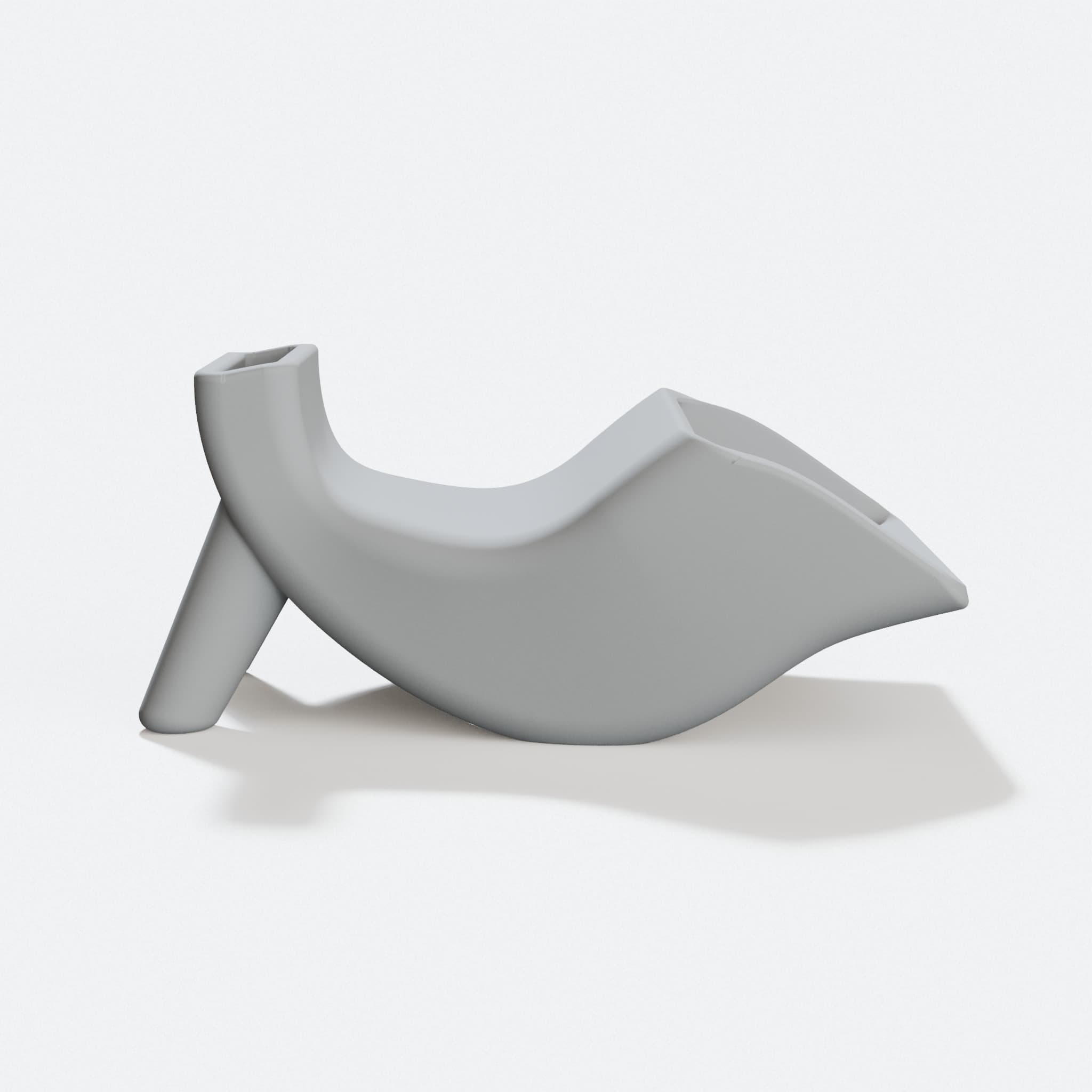 iPhone Amp 3D Printed Phone Stand Speaker, hero tilt