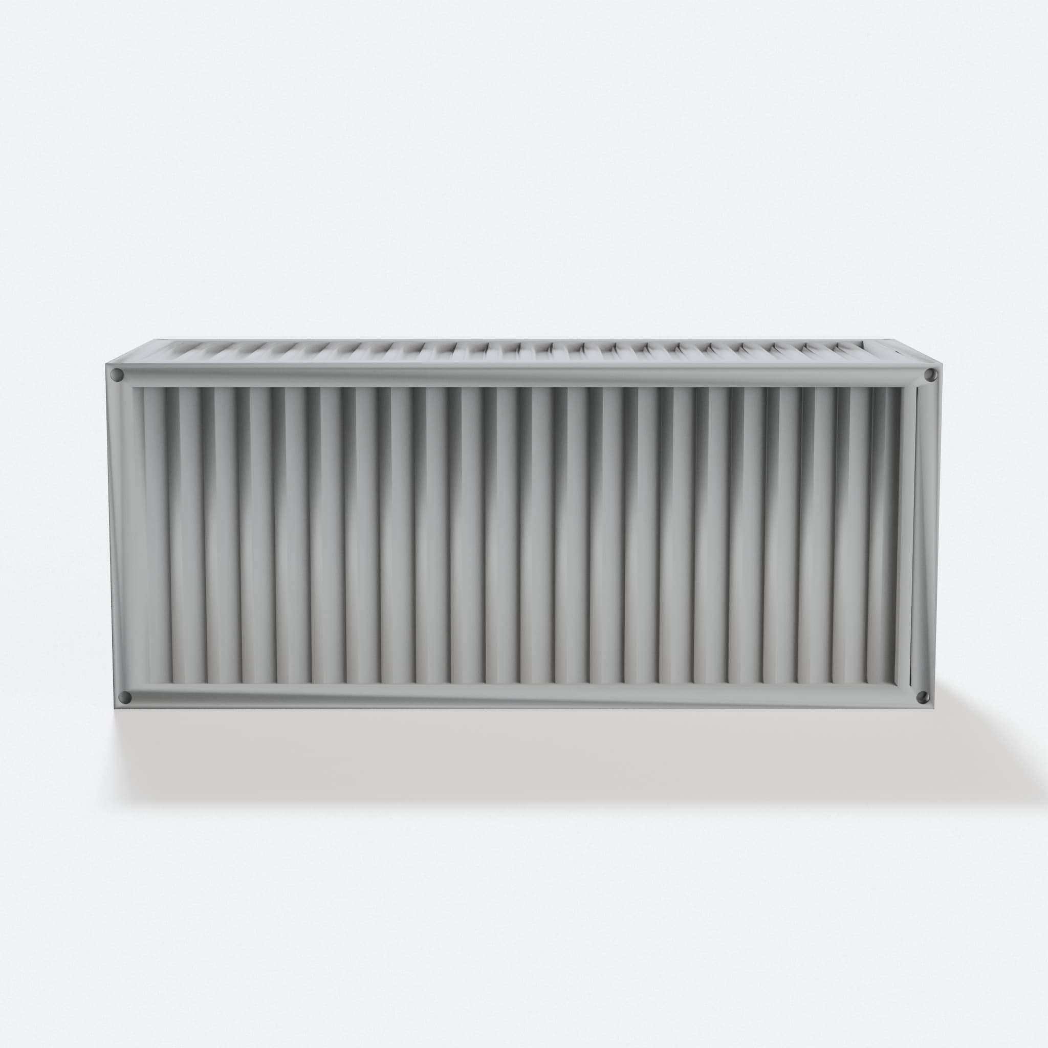 HO Scale 20ft Shipping Container for Model Trains, hero tilt