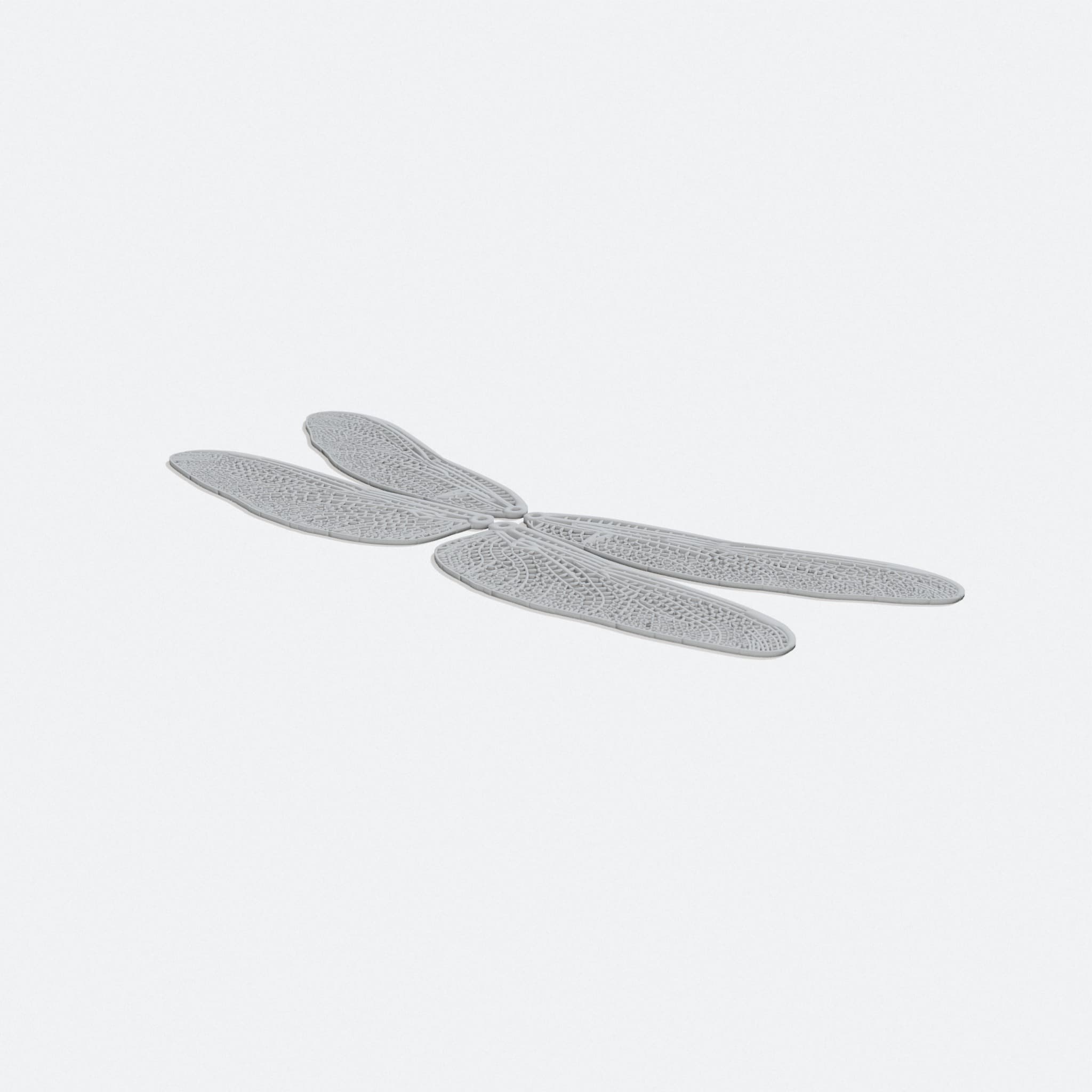 Dragonfly Wing Set – 3D Printed Cosplay & Art Prop, turn three quarter