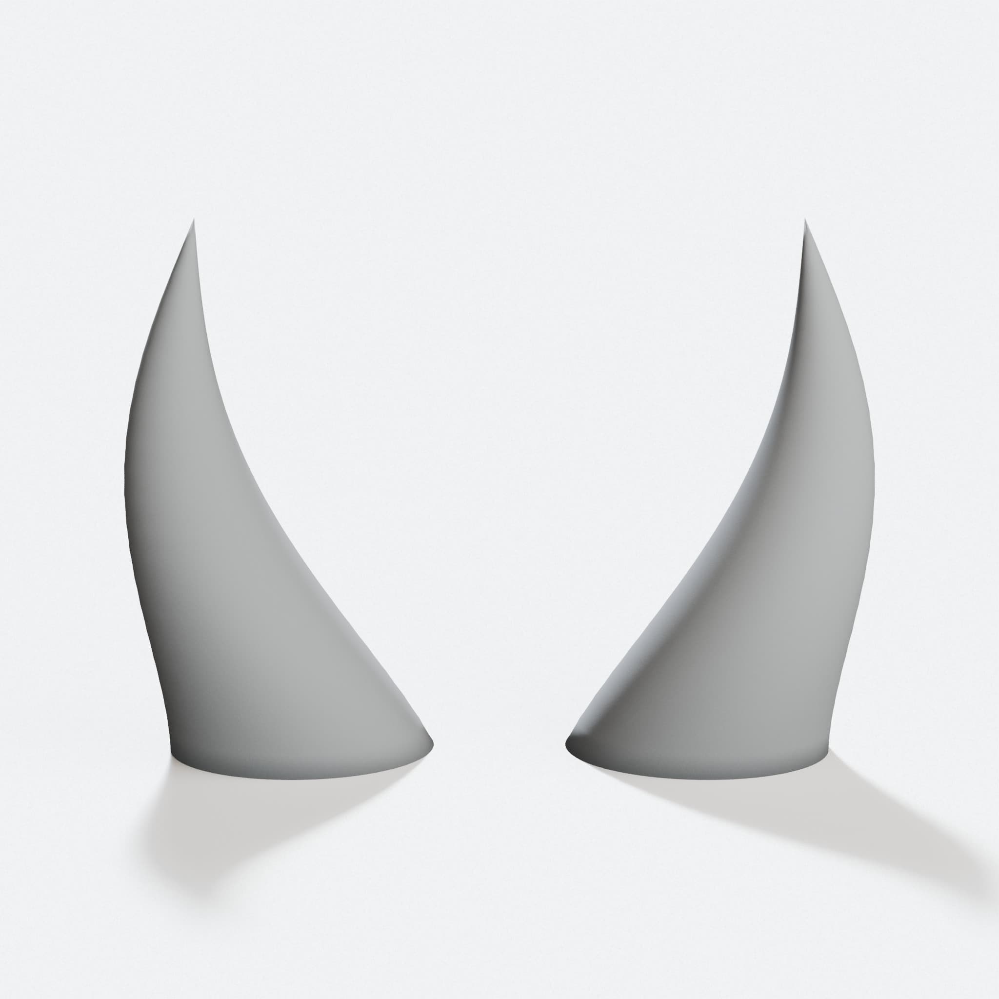Bull and Demon Horns 3D Printed Toy for Cosplay, hero tilt